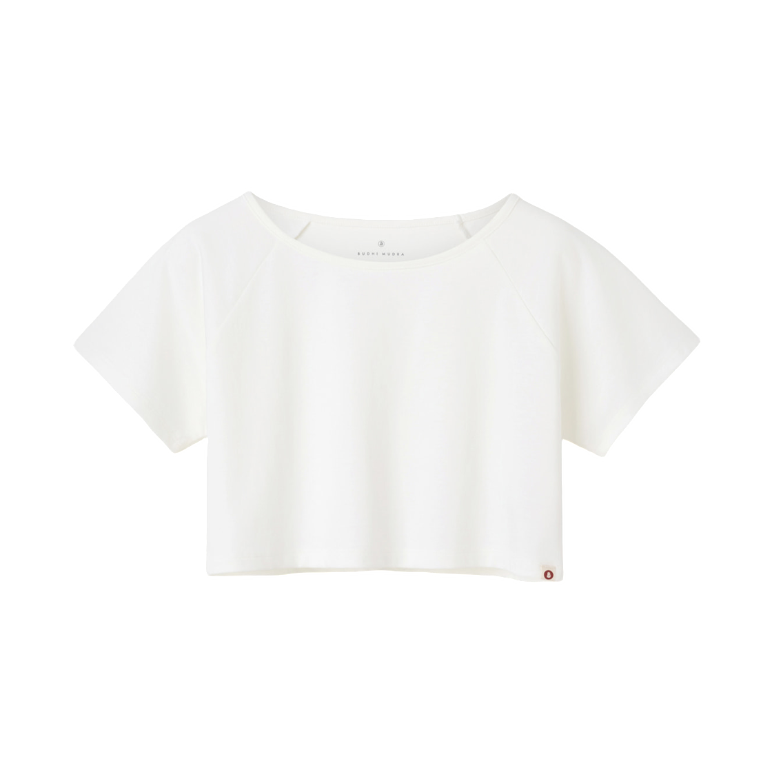 부디 무드라 벨리 숏슬리브 스타 화이트(Budhi Mudra Belly Short Sleeve Star White)