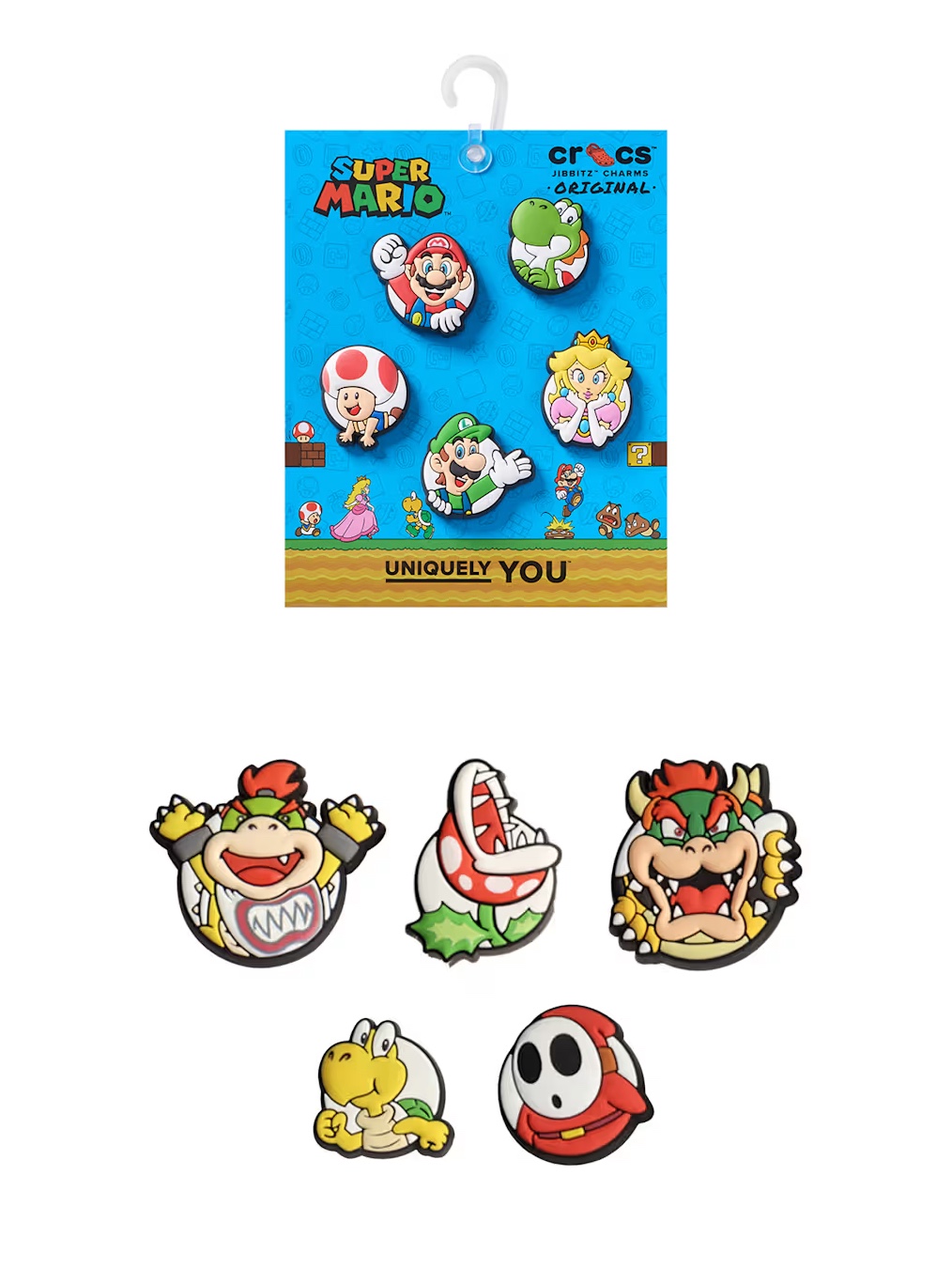 Crocs x Super Mario Bros Mario Classic Clog Multi, Crocs x Super Mario Bros Yoshi Classic Clog Multi 착용 스타일 - 7