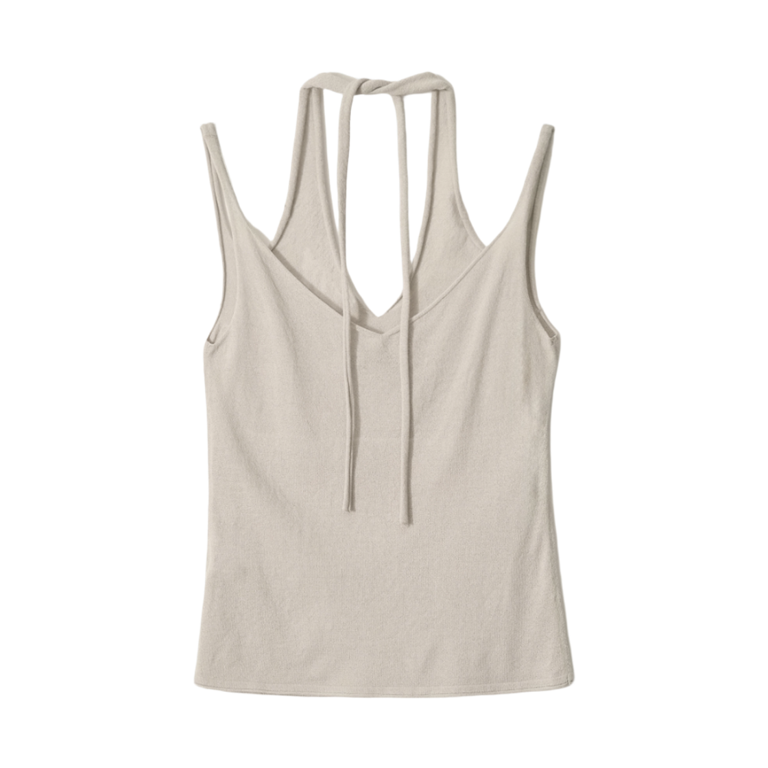 (W) 아비에무아 클래식 투웨이 니트 슬리브리스 라이트 카키((W) Aviemuah Classic Two-Way Knit Sleeveless Light Khaki) - 2