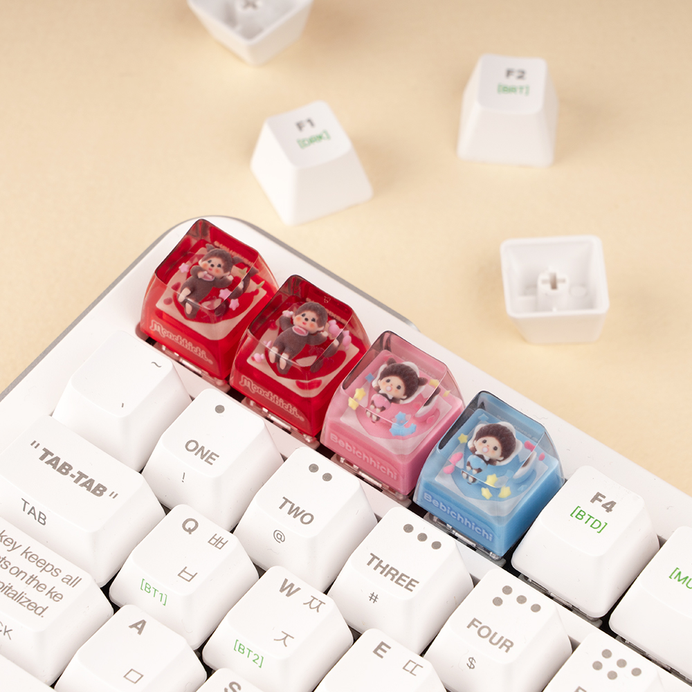 로이체 몬치치 포인트 커스텀 레진 키캡(Royche Monchhichi Point Custom Resin Keycap) - 6
