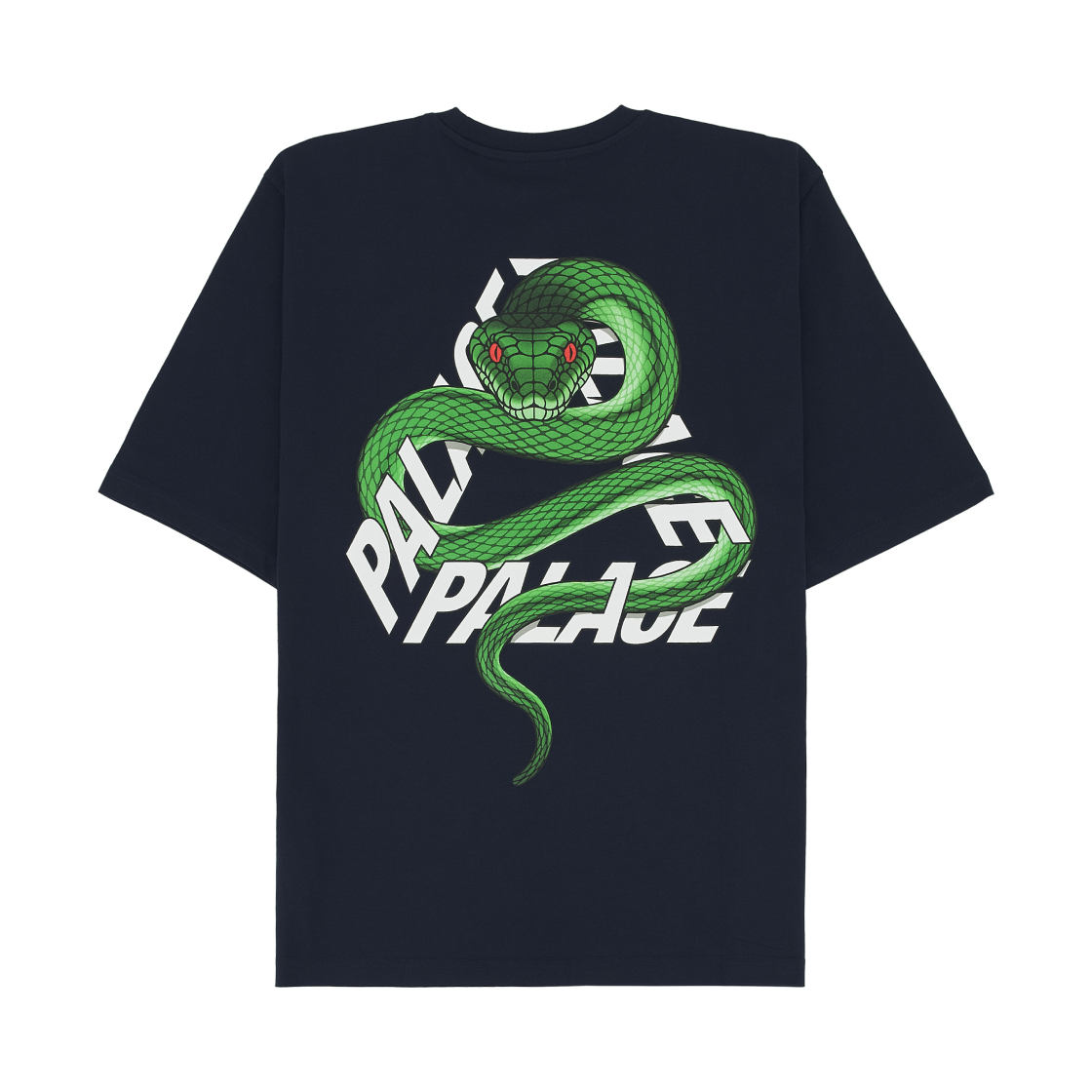 - Palace Snakey P3 T-Shirt Navy - 26SS