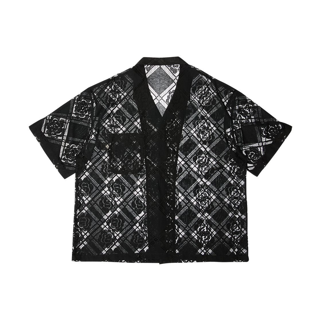 고트 레이스 하와이안 셔츠 블랙(GORT Lace Hawaiian Shirts Black) - 2