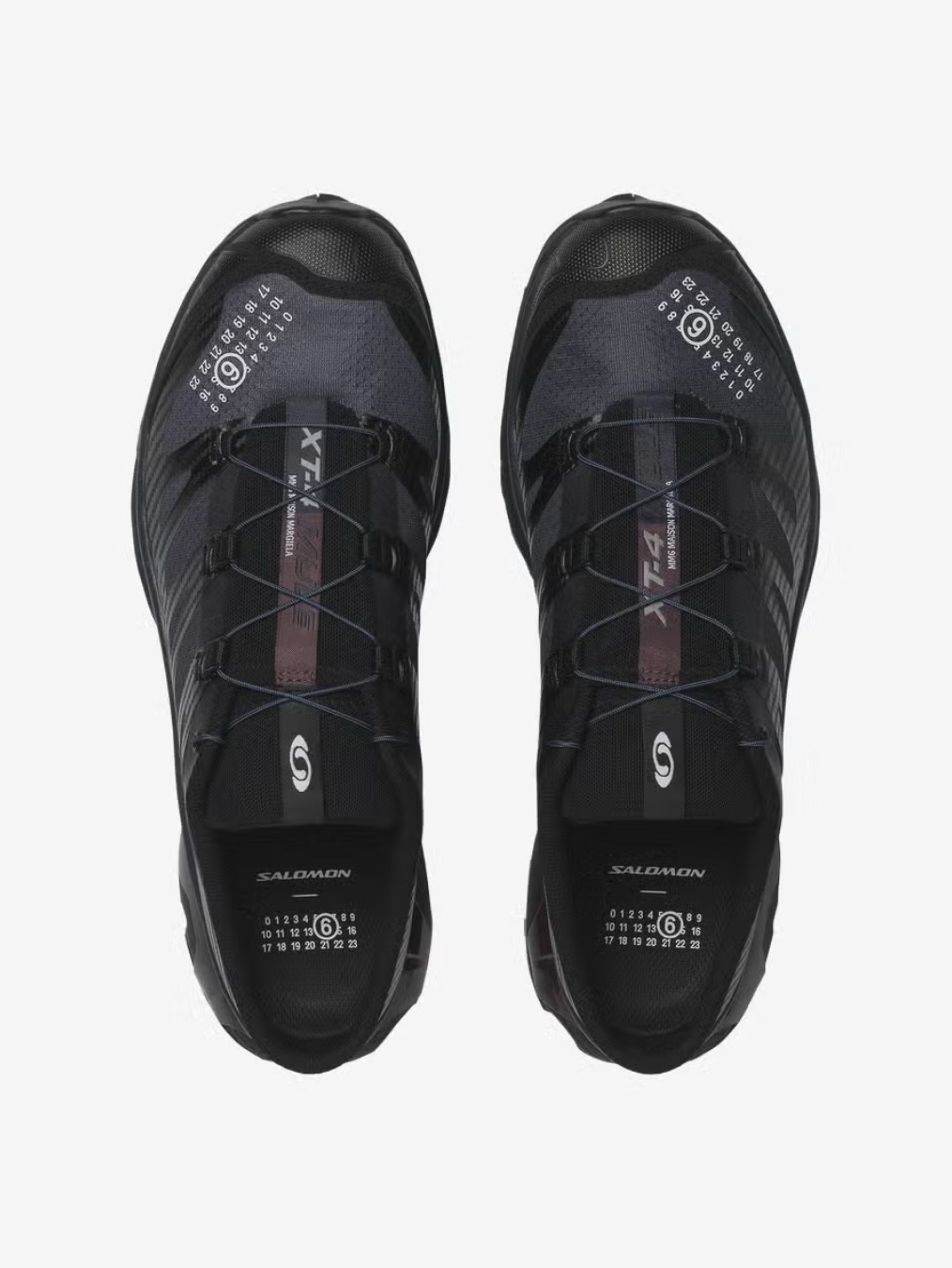 Salomon x MM6 Maison Margiela XT-4 Mule Black Nine Iron, Salomon x MM6 Maison Margiela XT-4 Mule Vanilla Ice Sweet Pea 착용 스타일 - 3
