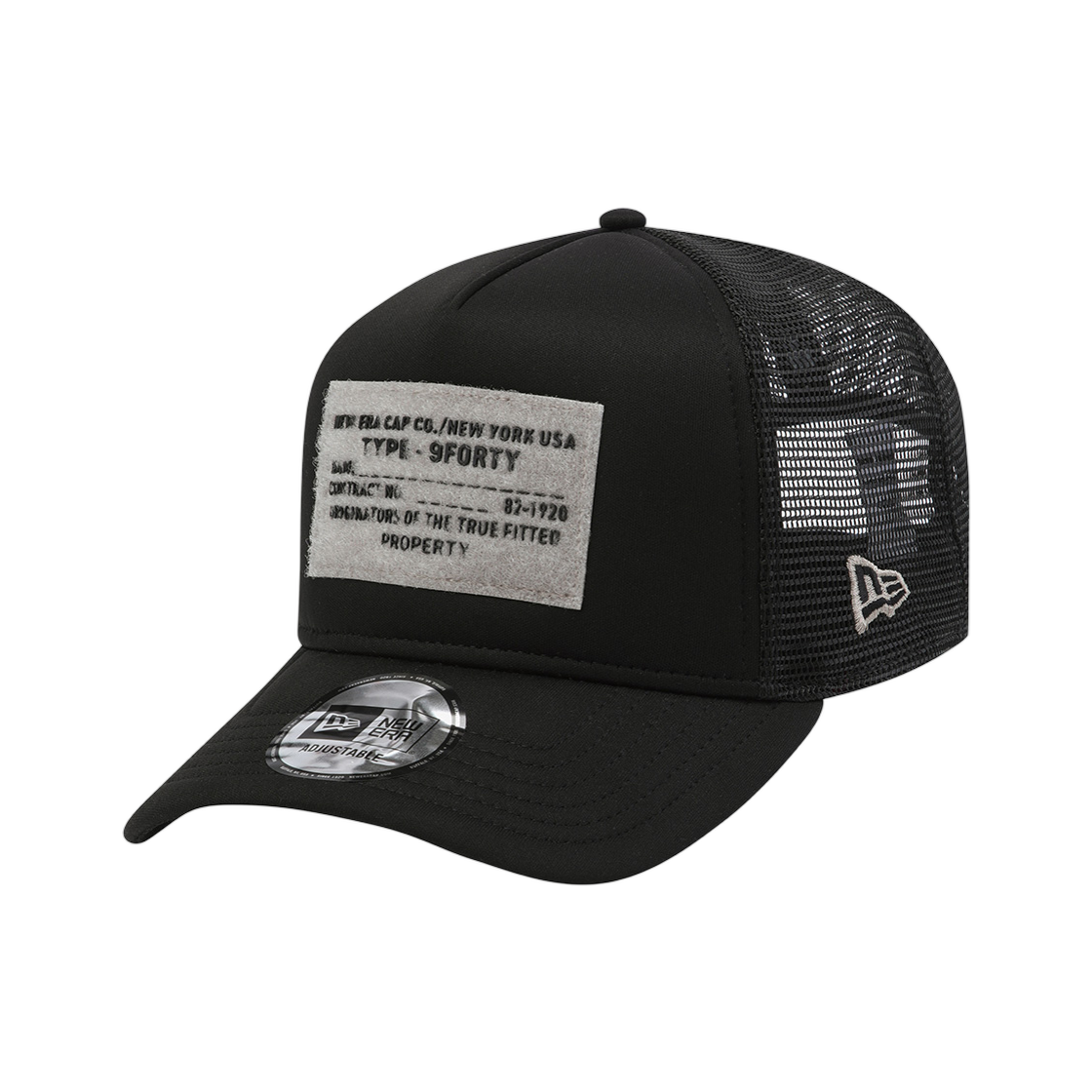 15206361 New Era Sponge Series K-Frame Trucker Ball Cap Black