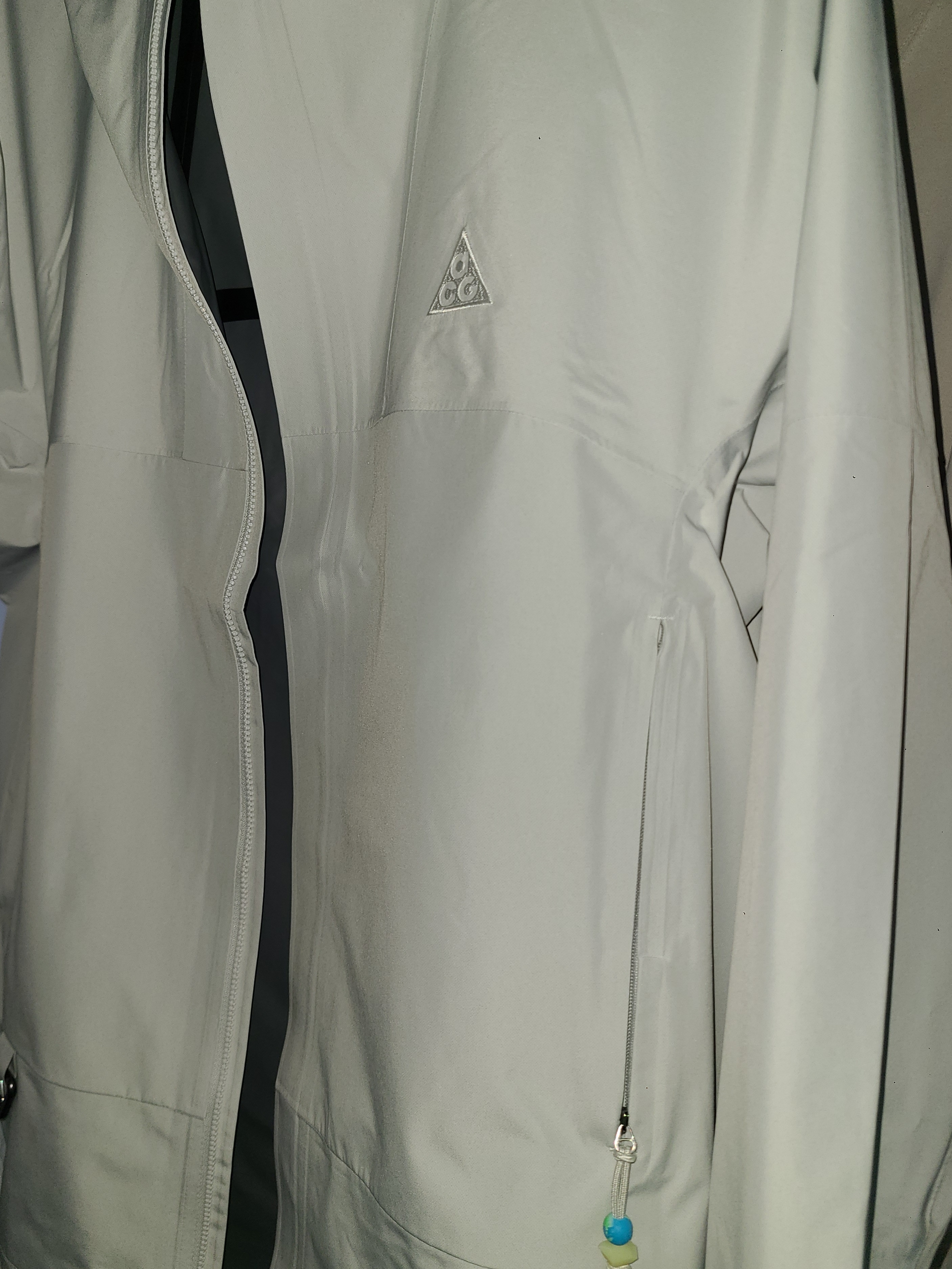 Nike ACG Storm-Fit ADV Cascade Rains Full Zip Jacket Photon Dust - Asia 착용 스타일 - 1