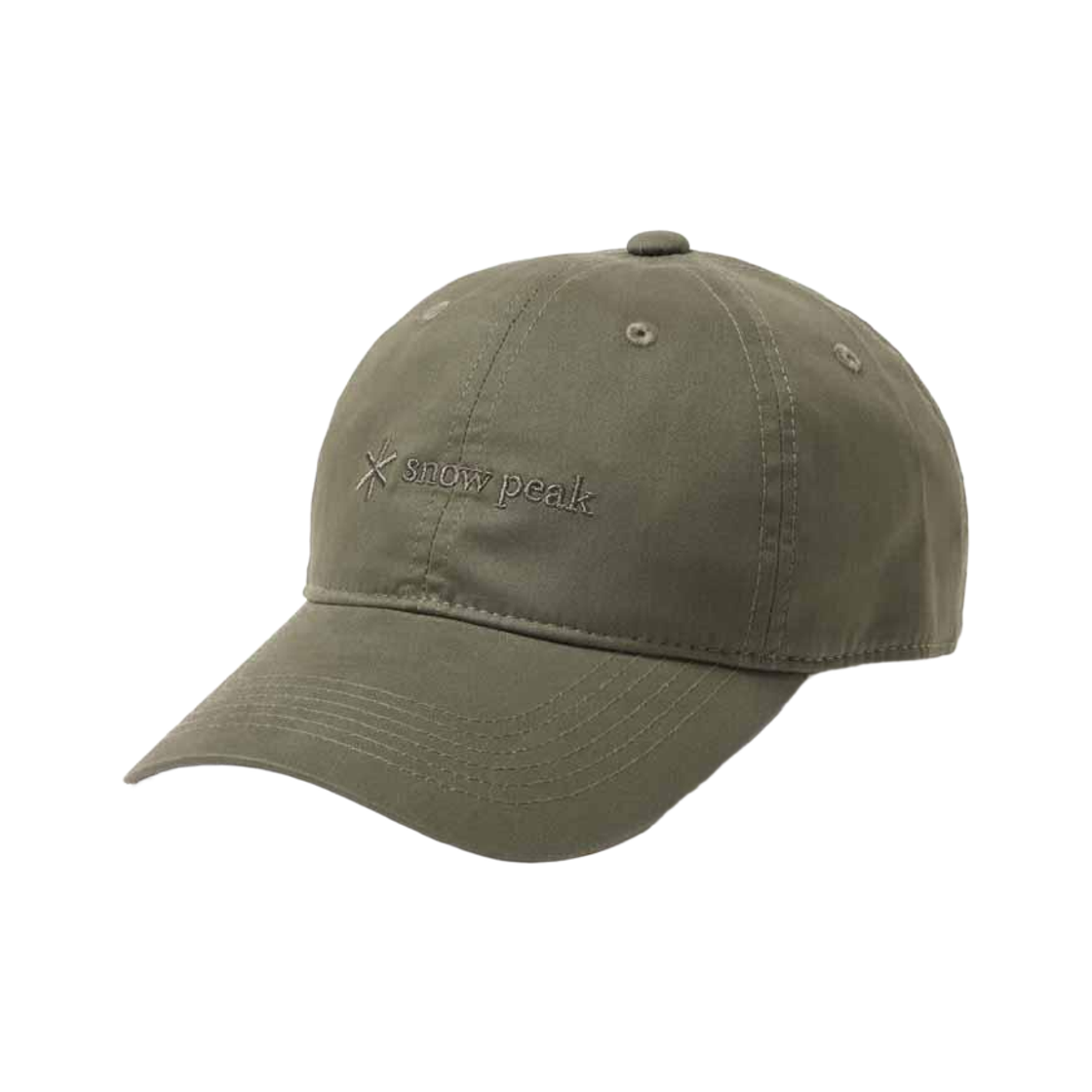 스노우 피크 뉴 스탠다드 로고 캡 다크 올리브(Snow Peak New Standard Logo Cap Dark Olive)