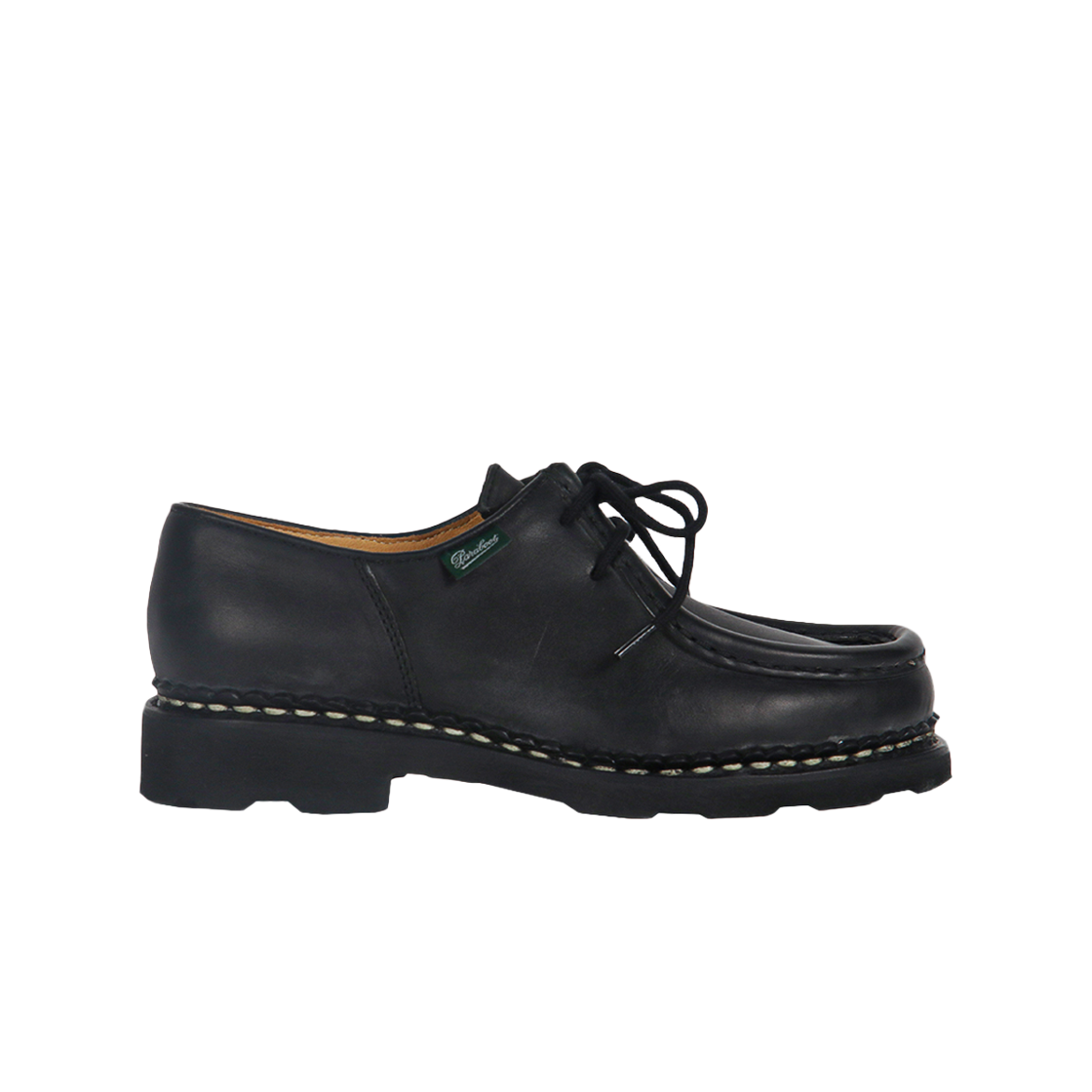 721204 NOIR [15% 쿠폰] Paraboot Michael Griff Black Plained Leather