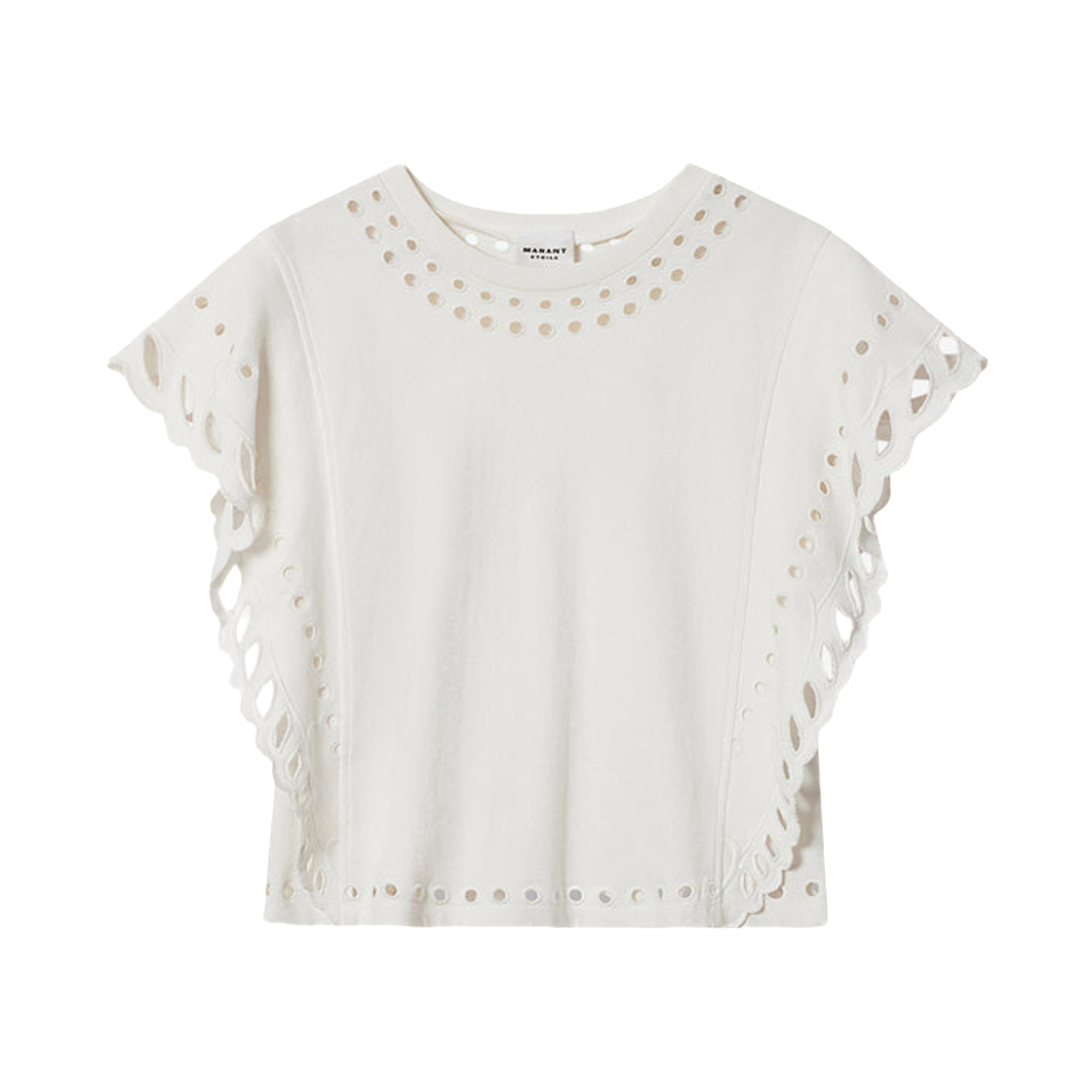 TS0298FA-D1N08E-23EC (W) Isabel Marant Odyle T-Shirt Ecru