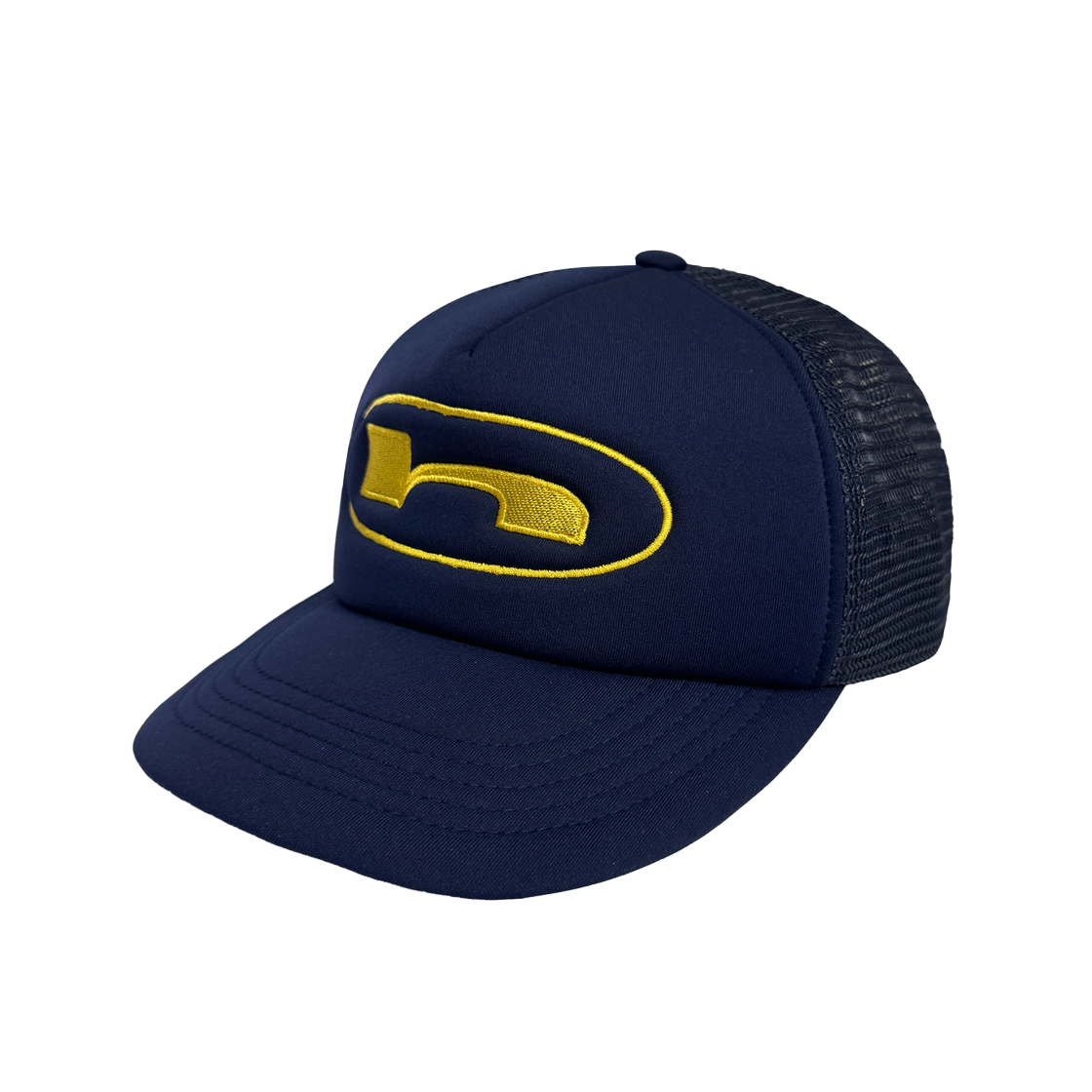 홈리스 에이치 로고 트러커 햇 네이비(Hommless h Logo Trucker Hat Navy)