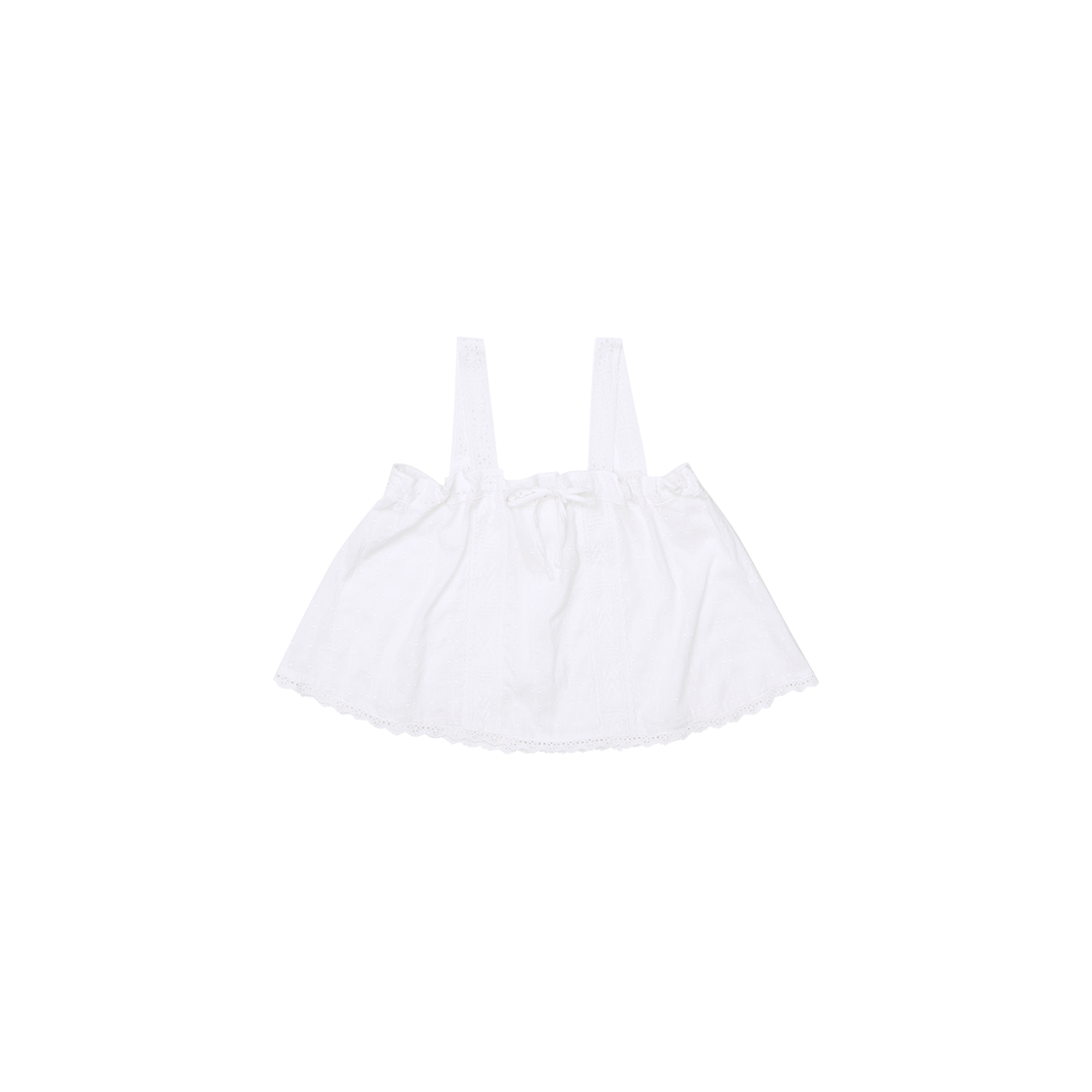 고트 레이스 리본 탑 A type 화이트((W) GORT Lace Ribbon Top A Type White)