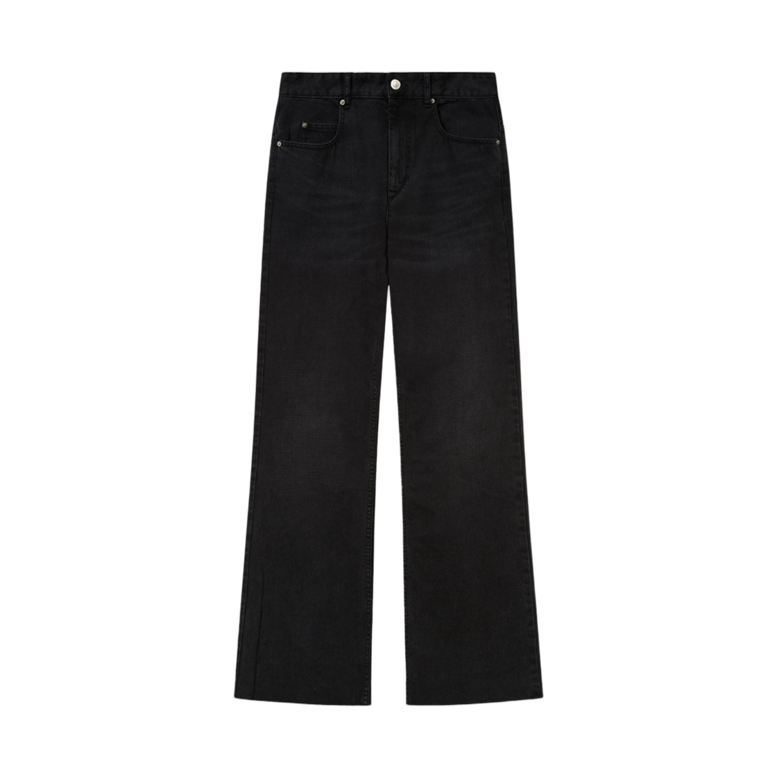 PA0002FD-B1H07I-02FK (W) Isabel Marant Belvira Flared Jeans Black