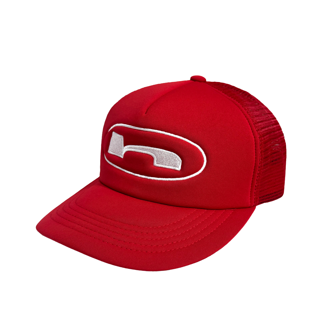 홈리스 에이치 로고 트러커 햇 레드(Hommless h Logo Trucker Hat Red)