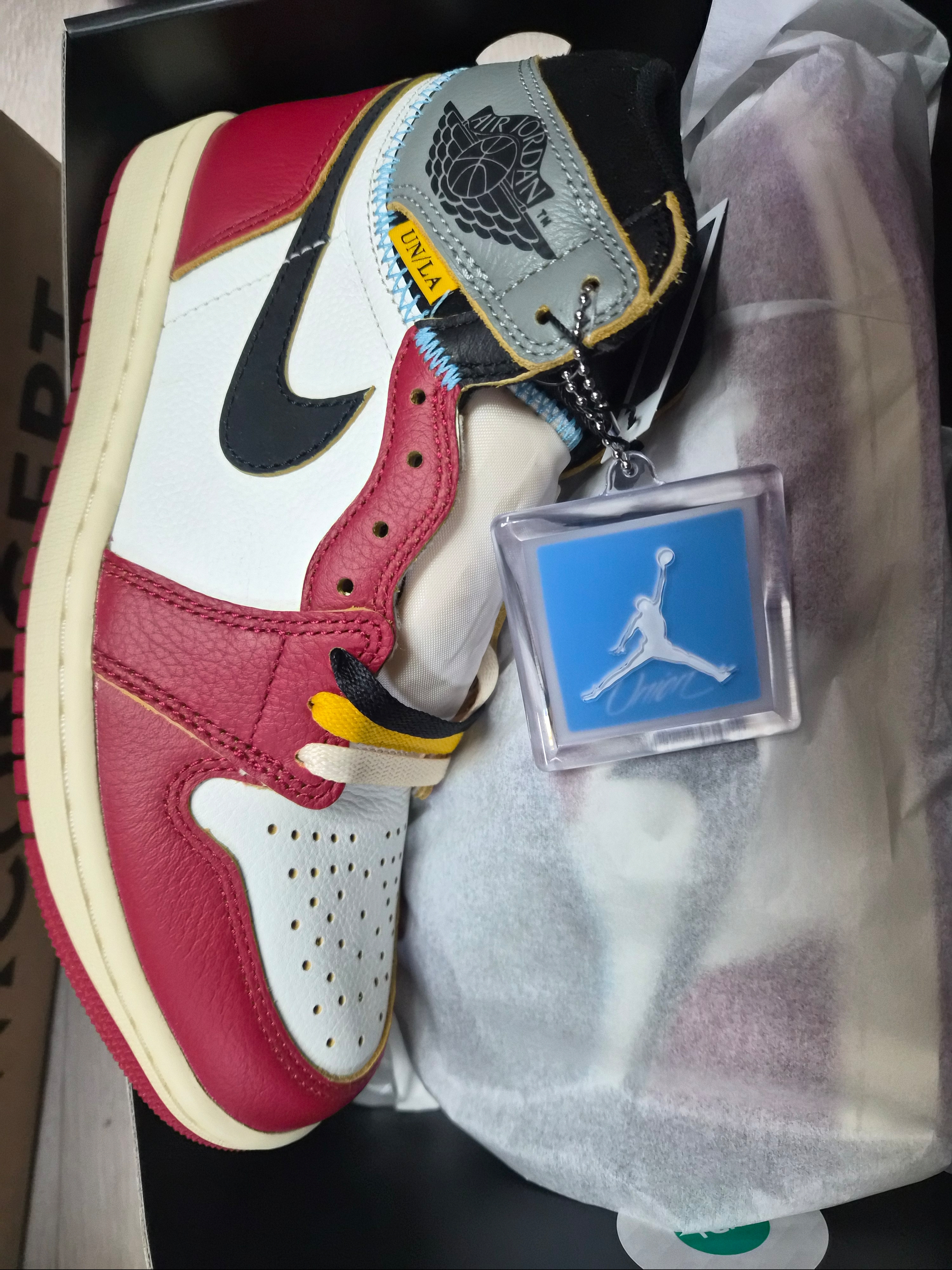 Jordan 1 x Union Retro High OG Chicago Shadow 착용 스타일