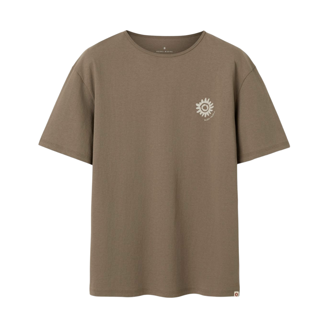 부디 무드라 수리야 드로잉 티셔츠 브라운(Budhi Mudra Surya Drawing T-Shirt Brown) - 2