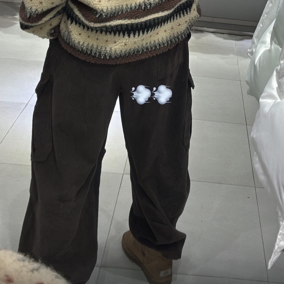 UGG Classic Mini Boots Chestnut 착용 스타일