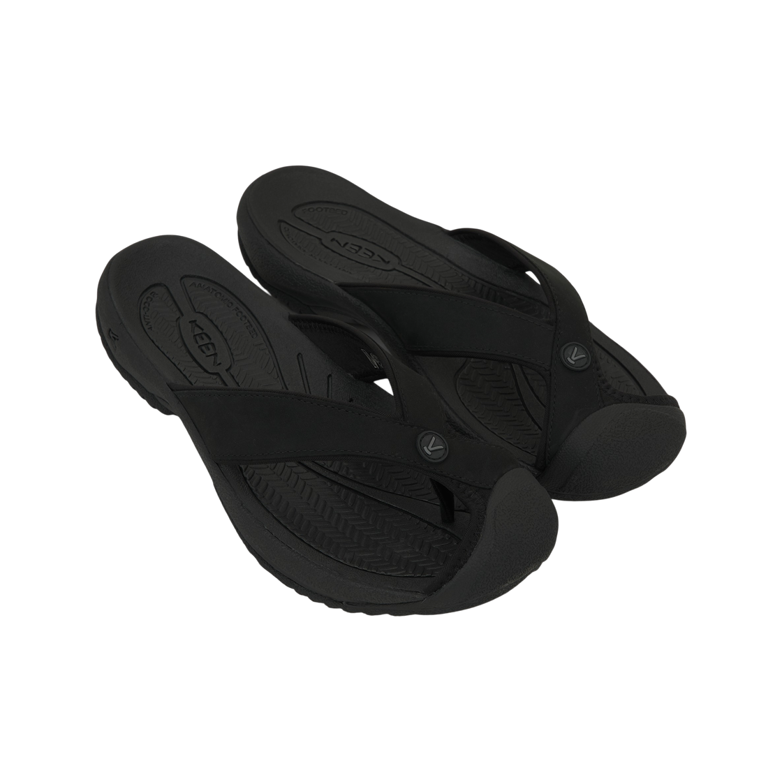 킨 와이메아 레더 플립 플랍 블랙(Keen Waimea Leather Flip Flop Black) - 4