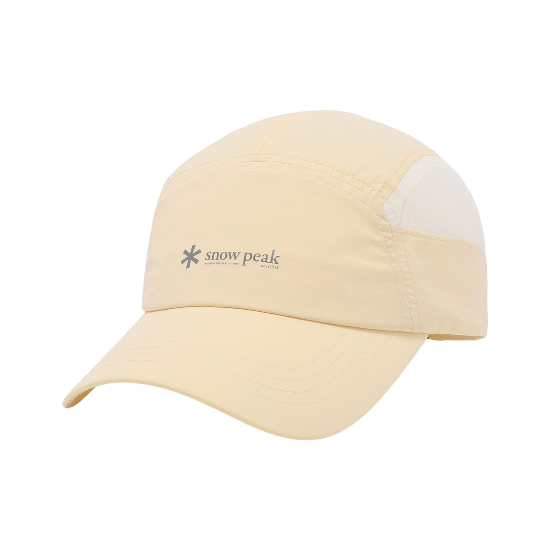 스노우 피크 라이트웨이트 타슬란 컬러블록 캡 리미티드 에디션 라이트 옐로우(Snow Peak Lightweight Taslan Colorblock Cap Limited Edition Light Yellow) - 1