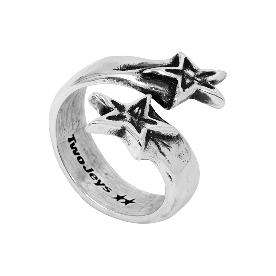 투제이스 래핑 스타즈 링 실버 - 26FW(Twojeys Wrapping Stars Ring Silver - 26FW) - 2