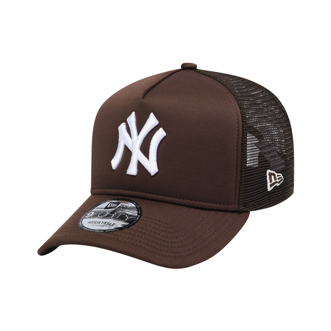 15206366 New Era MLB New York Yankees Sponge Series A-Frame Trucker Ball Cap Brown