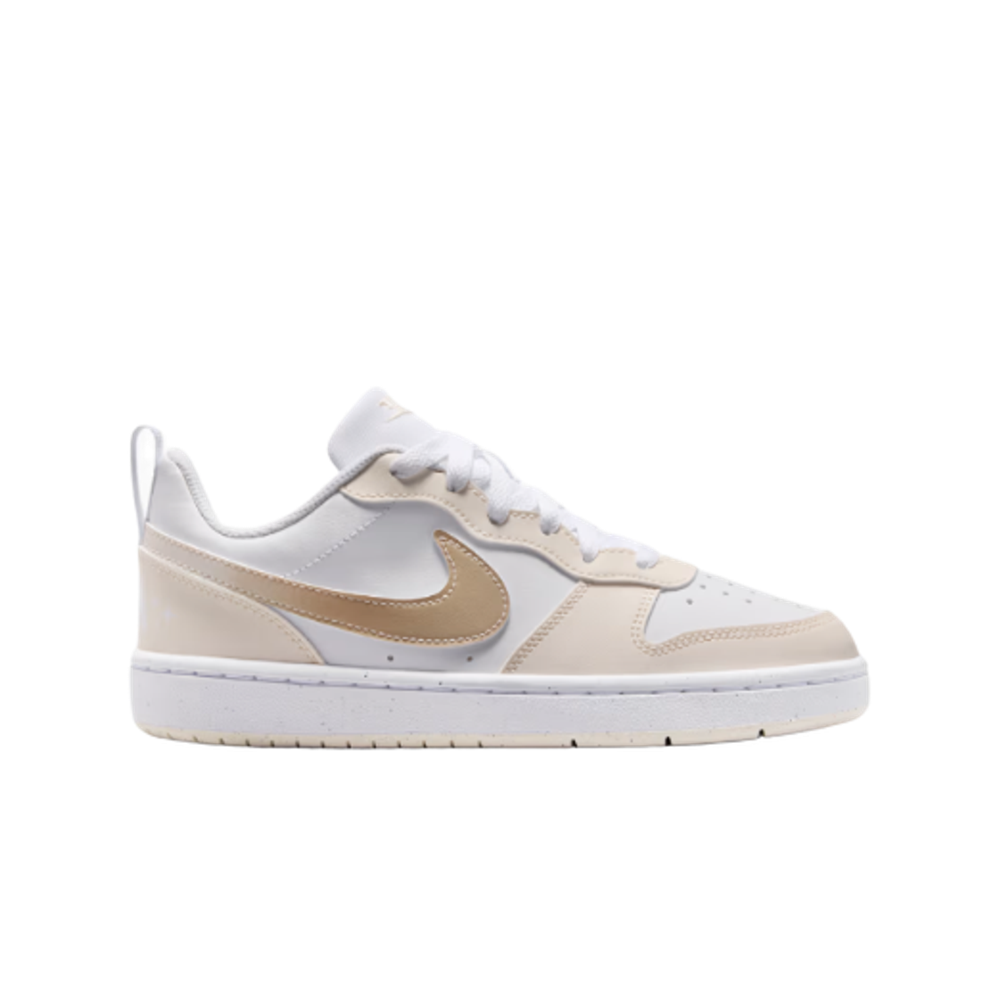 IR5462-100 (GS) Nike Court Borough Low White Chalk