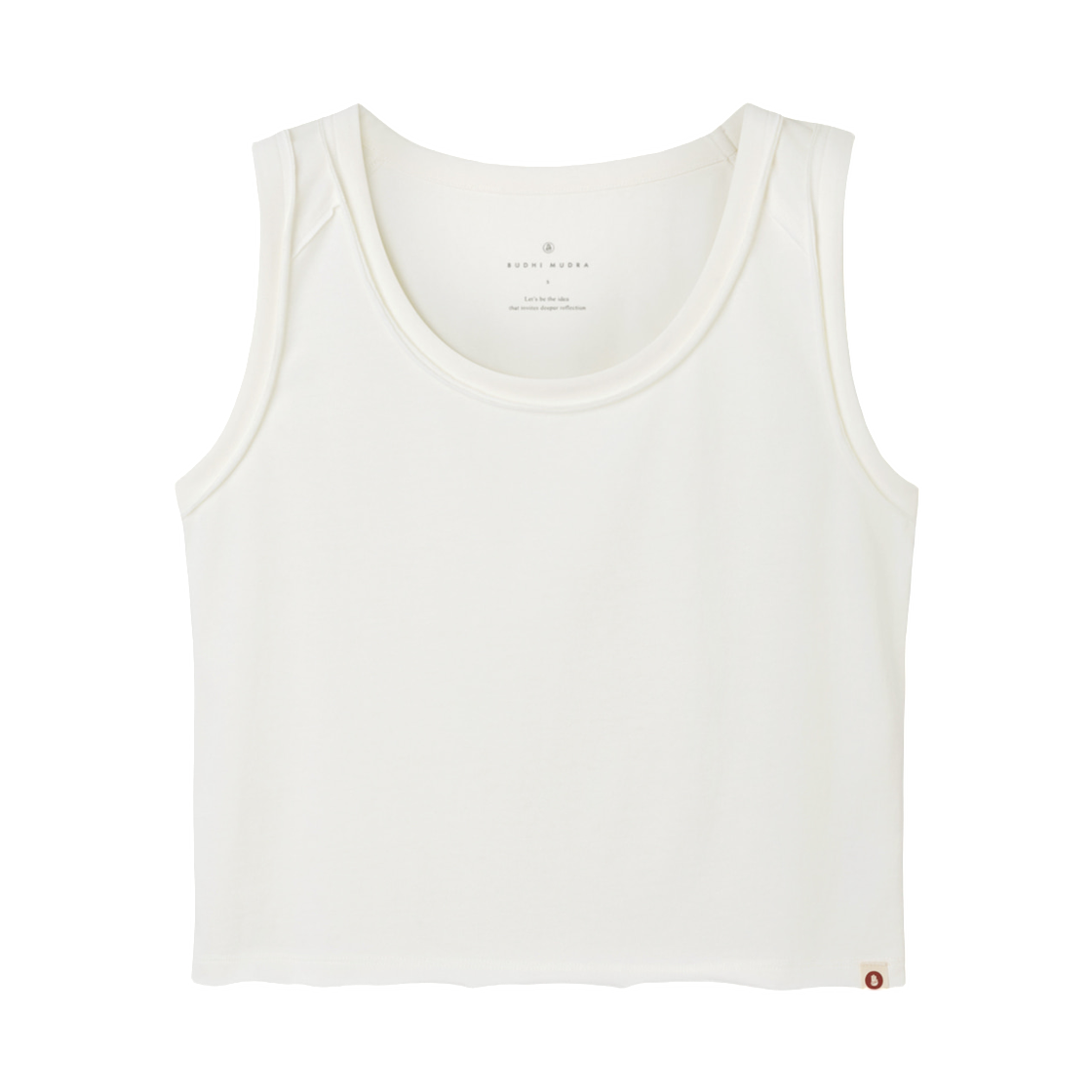 부디 무드라 트리코 슬리브리스 스타 화이트(Budhi Mudra Triko Sleeveless Star White)