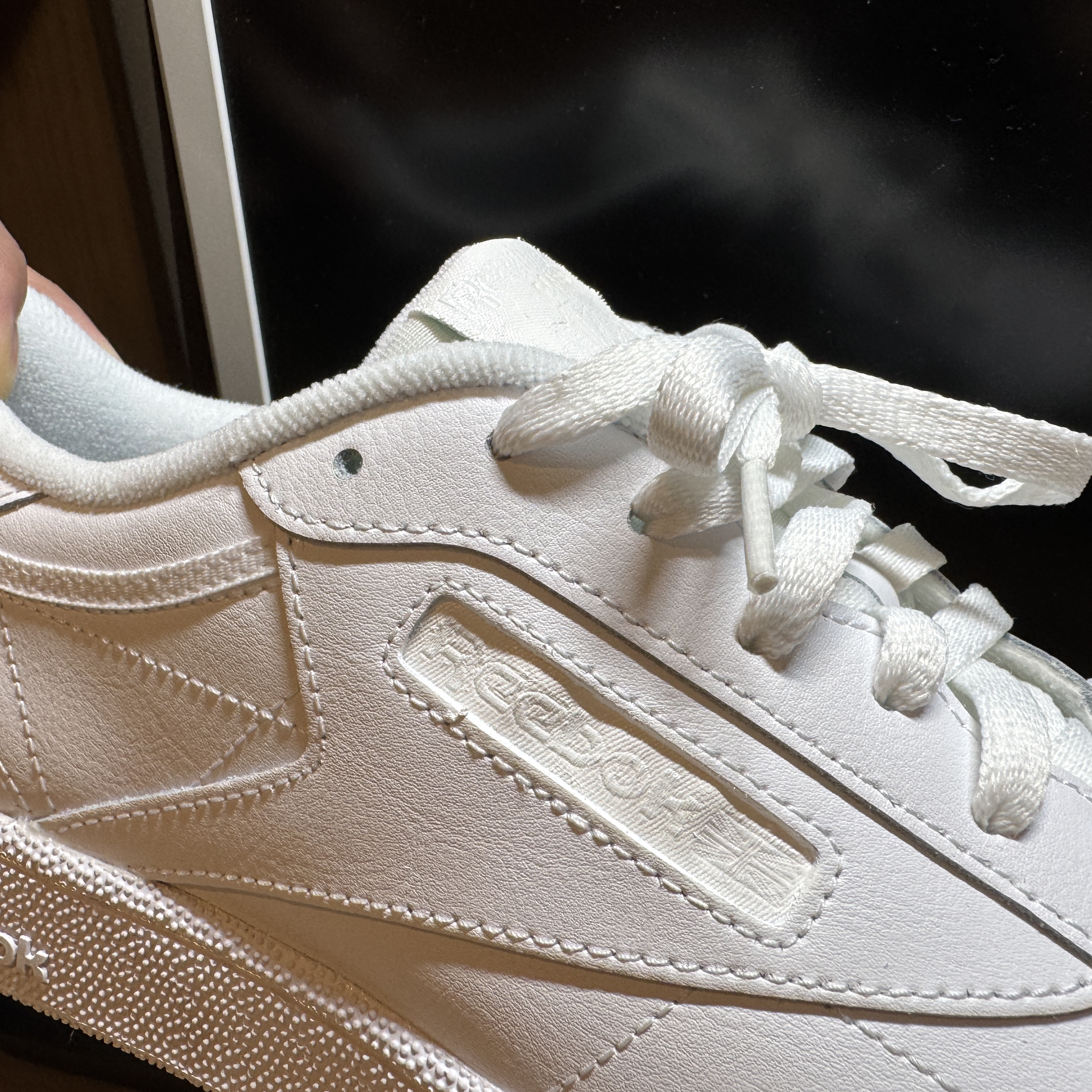 Reebok Club C 85 White Green 착용 스타일 - 2