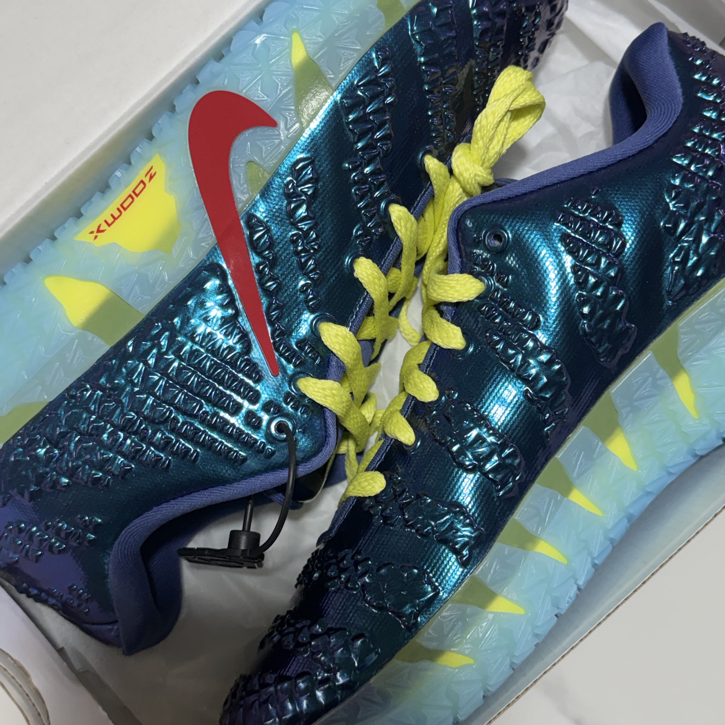 Nike Ja 3 EP Blue Chill Fire Red 착용 스타일 - 2