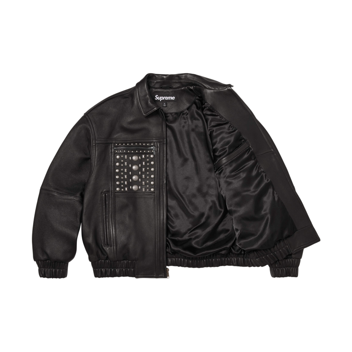 슈프림 멀티 스터드 레더 자켓 블랙 - 26SS(Supreme Multi Studded Leather Jacket Black - 26SS) - 3