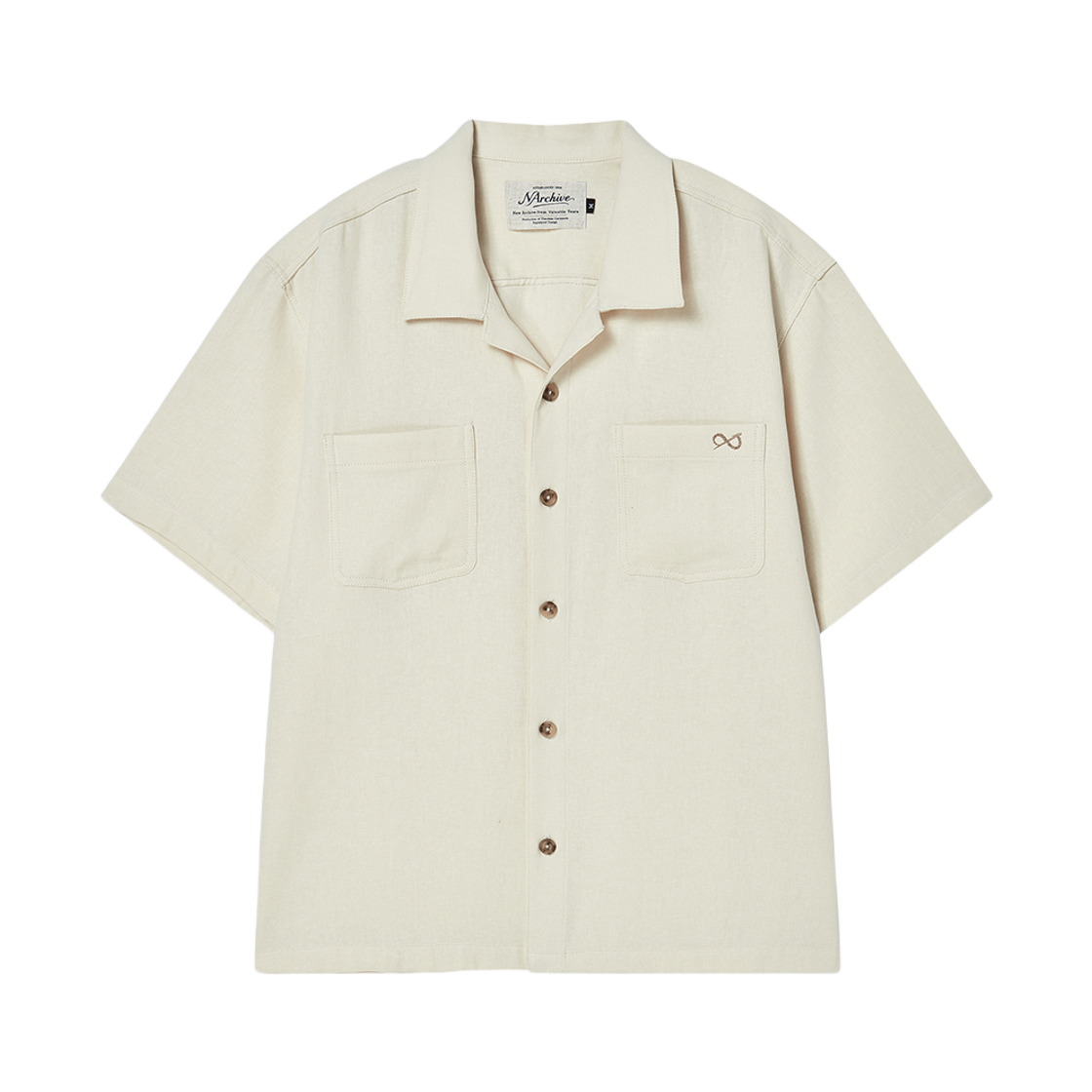 엔 아카이브 90's 프렌치 무드 포켓 셔츠 아이보리(N ARCHIVE 90'S French Mood Pocket Shirts Ivory) - 1