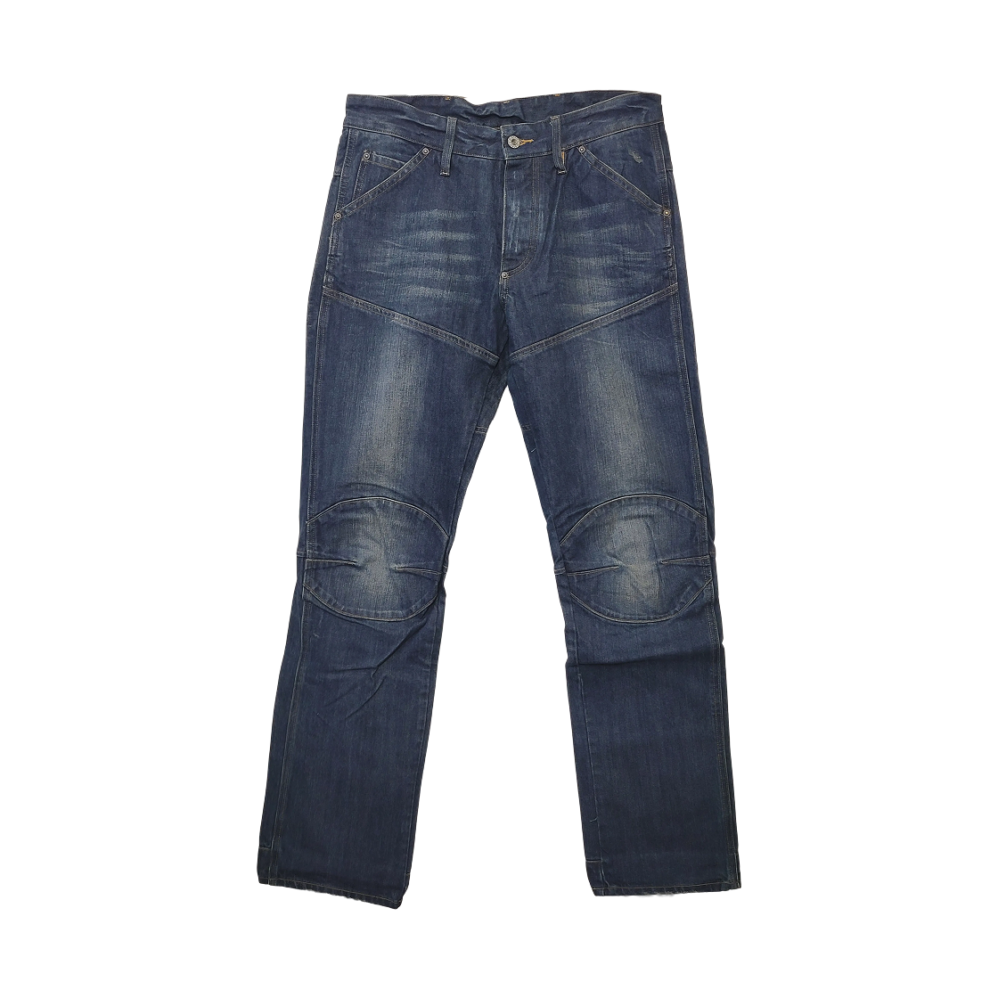 지스타 로우 5620 3D 테이퍼드 다크 빈티지 인디고 블루(G-Star Raw 5620 3D Tapered Denim Dark Vintage Indigo Blue) - 1