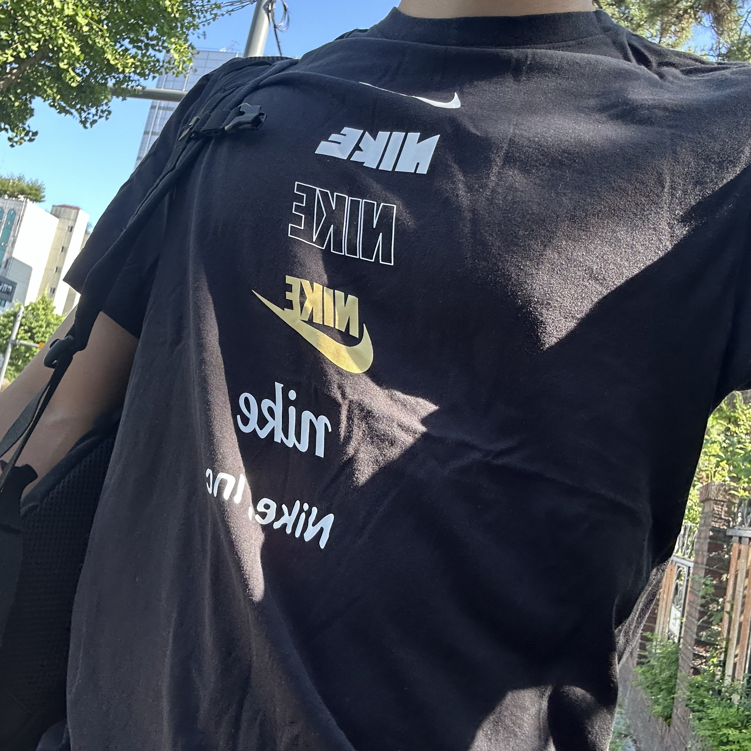 Nike NSW Club Logo T-Shirt Black - Asia 착용 스타일