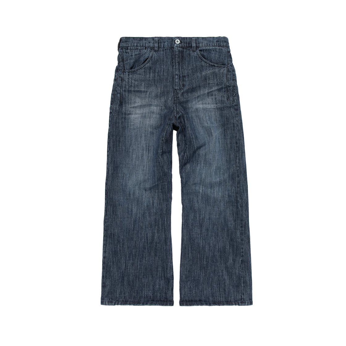 폴리테루 루즈드 에이지드 진 미드 인디고(Polyteru Loosed Aged Jeans Mid Indigo)