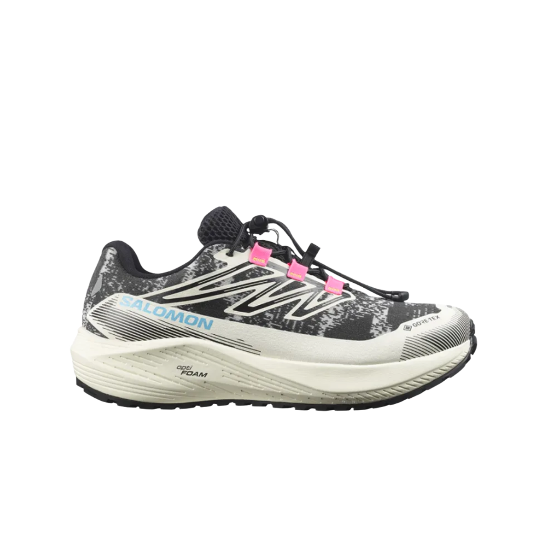 L49256200 (W) Salomon Aero Flow Grvl Gore-Tex Vanilla Ice Black