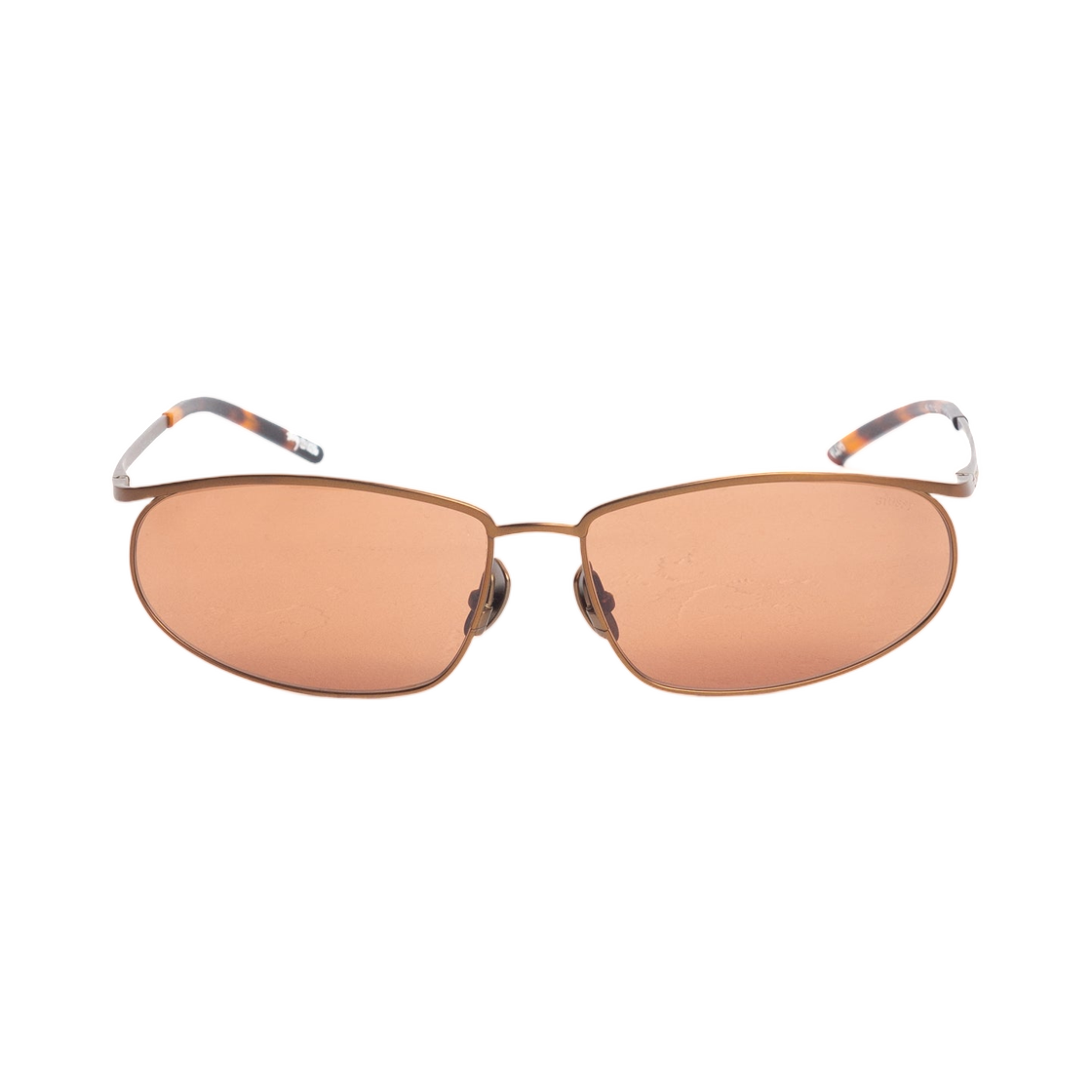 338446 Stussy Wilkins Sunglasses Matte Bronze Brown