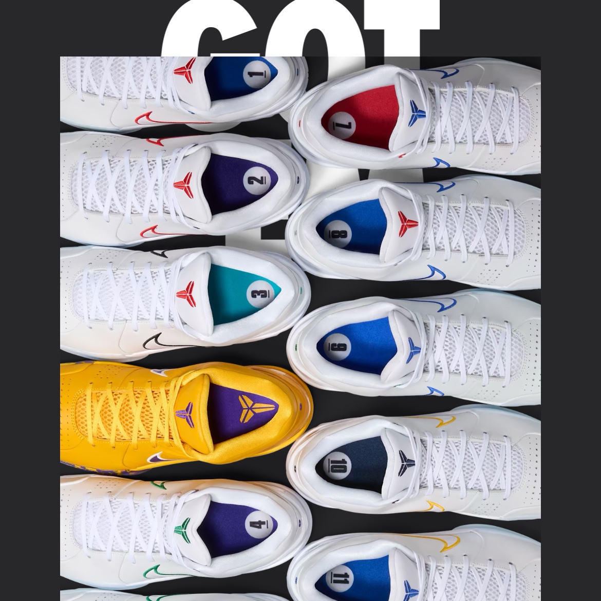 Nike Kobe 4 Protro Draft Pack Gold Purple (Opened Case) 착용 스타일 - 1