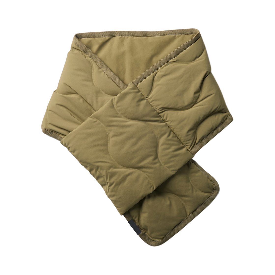 스노우 피크 심리스 퀼티드 다운 스톨 올리브(Snow Peak Seamless Quilted Down Stole Olive)