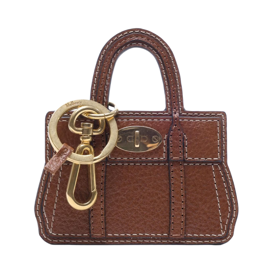 멀버리 베이스워터 백 키링 브라운(Mulberry Bayswater Bag Keyring Brown)