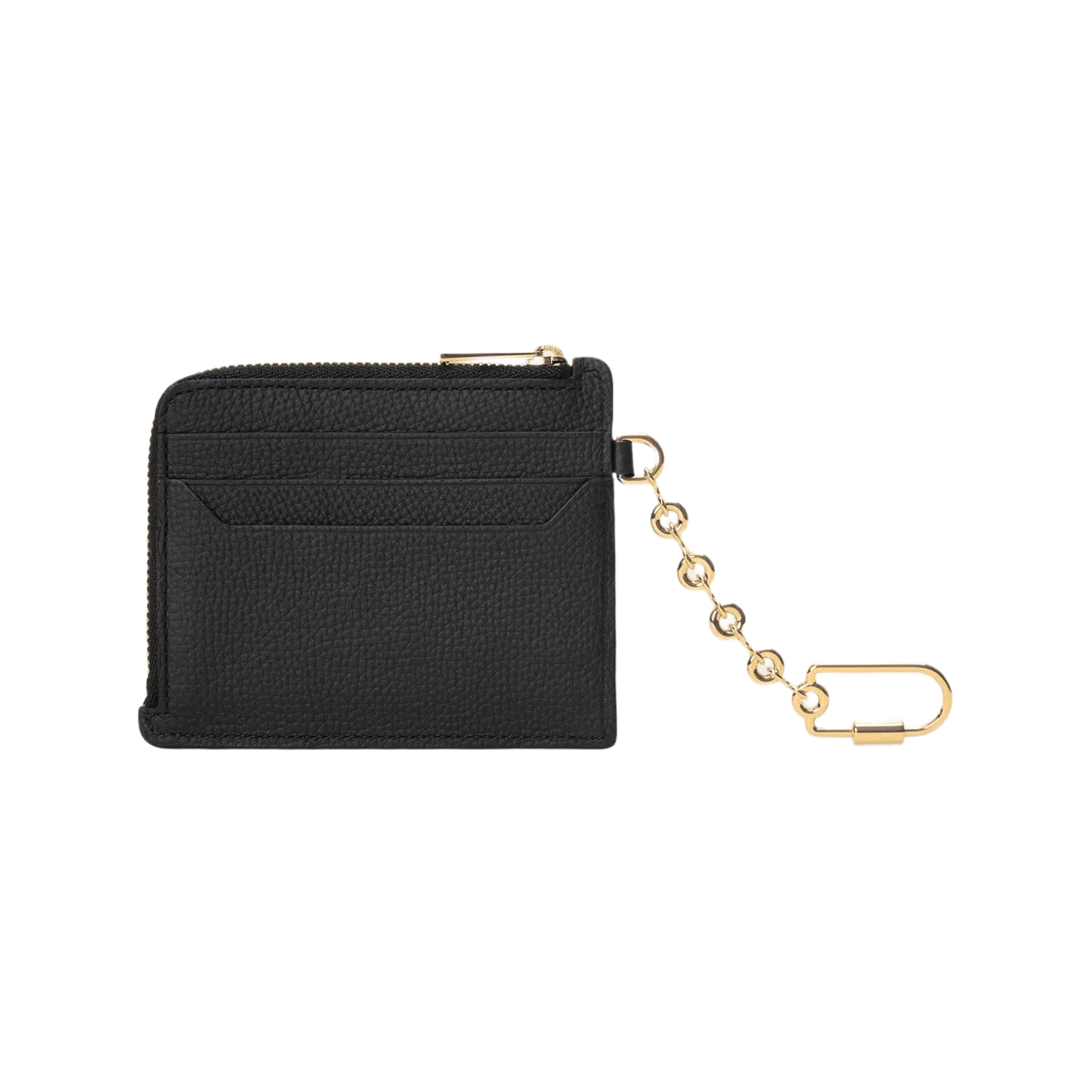 로에베 페블 그레인드 카프스킨 아나그램 스퀘어 코인 카드 홀더 블랙 골드(Loewe Anagram Square Coin Card Holder in Pebble Grained Calfskin Black Gold) - 2