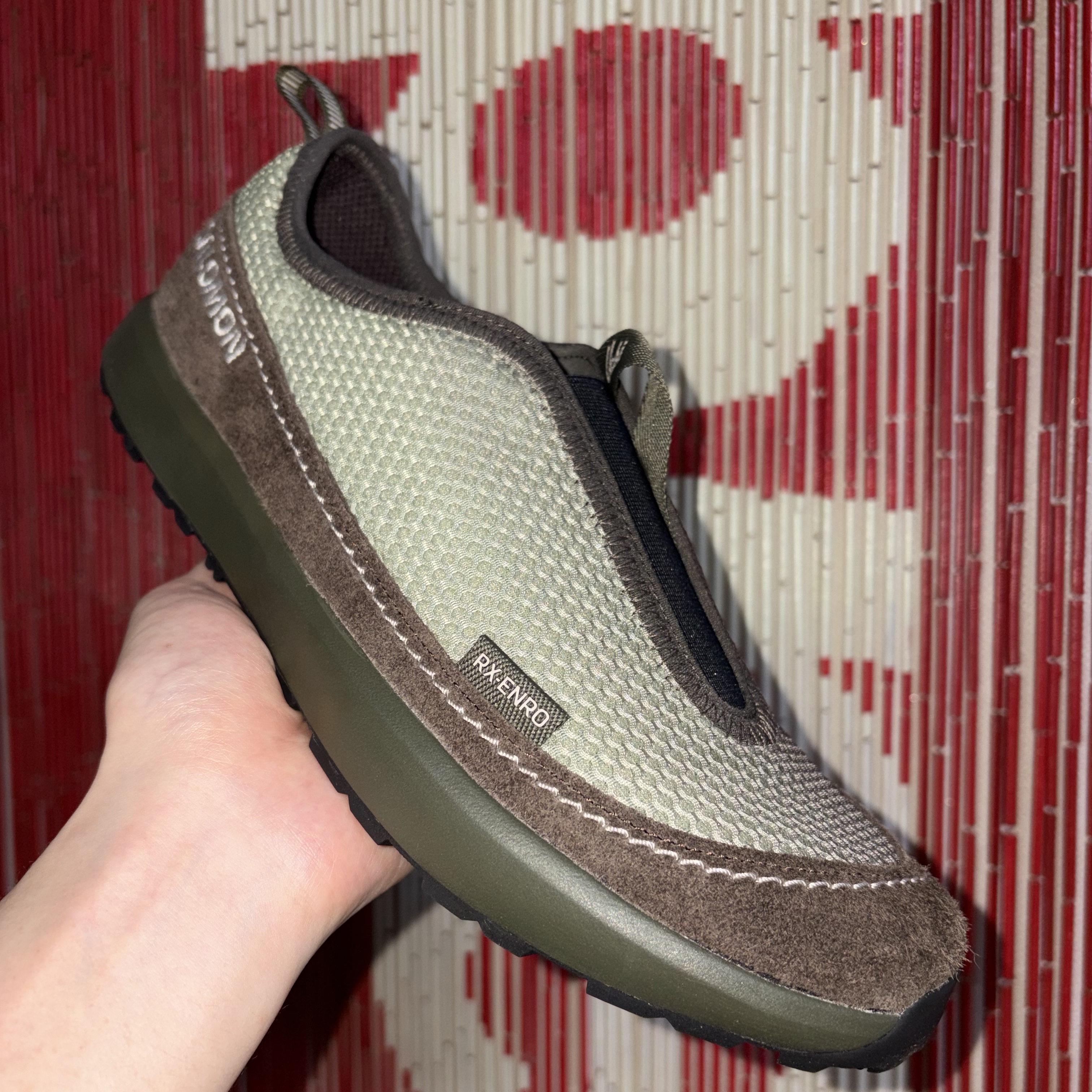 Salomon RX Enro Uchi Tea Earth Brown 착용 스타일
