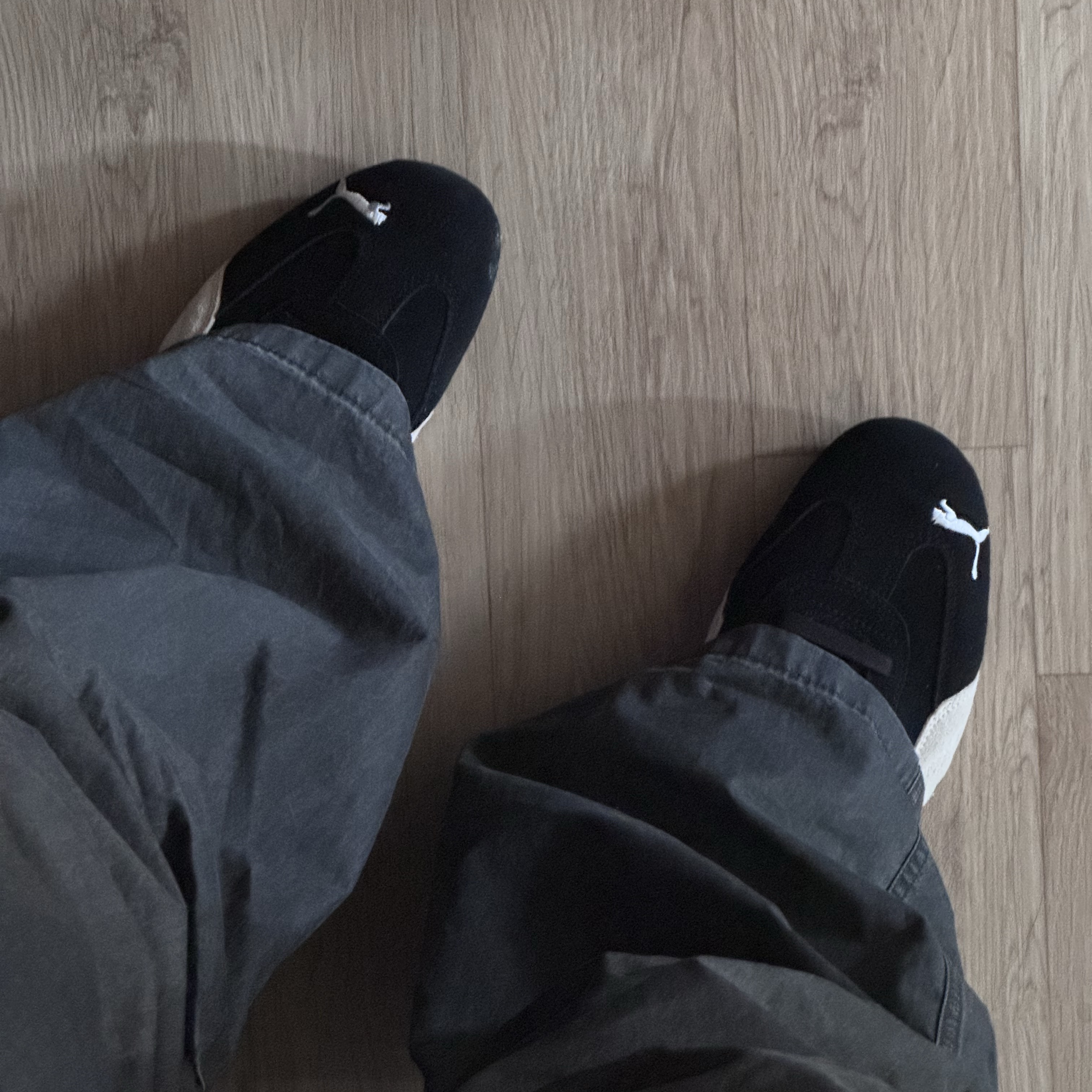 Puma Speedcat OG Black White 착용 스타일