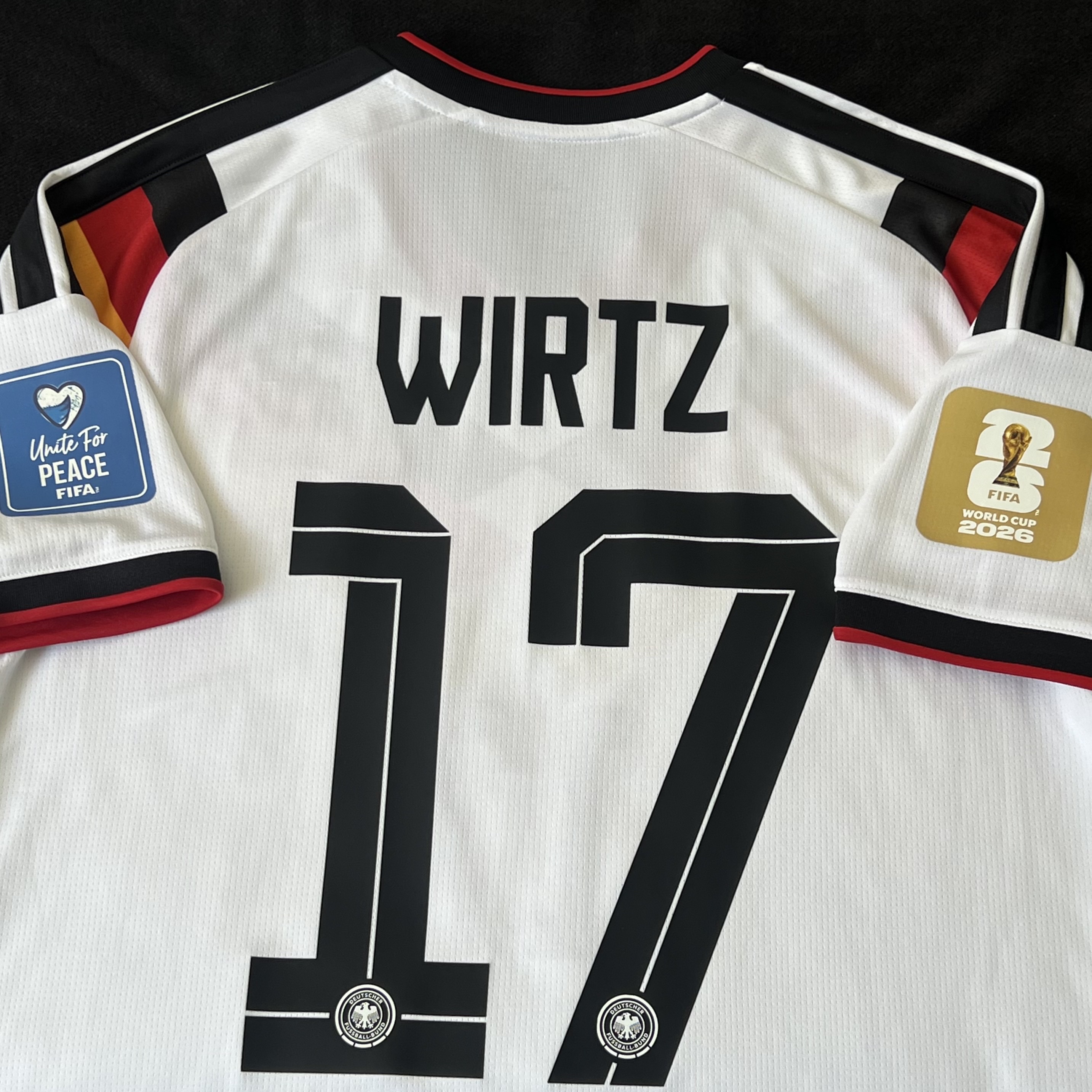 Adidas Germany 2026 Home Jersey White - KR Sizing (Non Marking Ver.) 착용 스타일