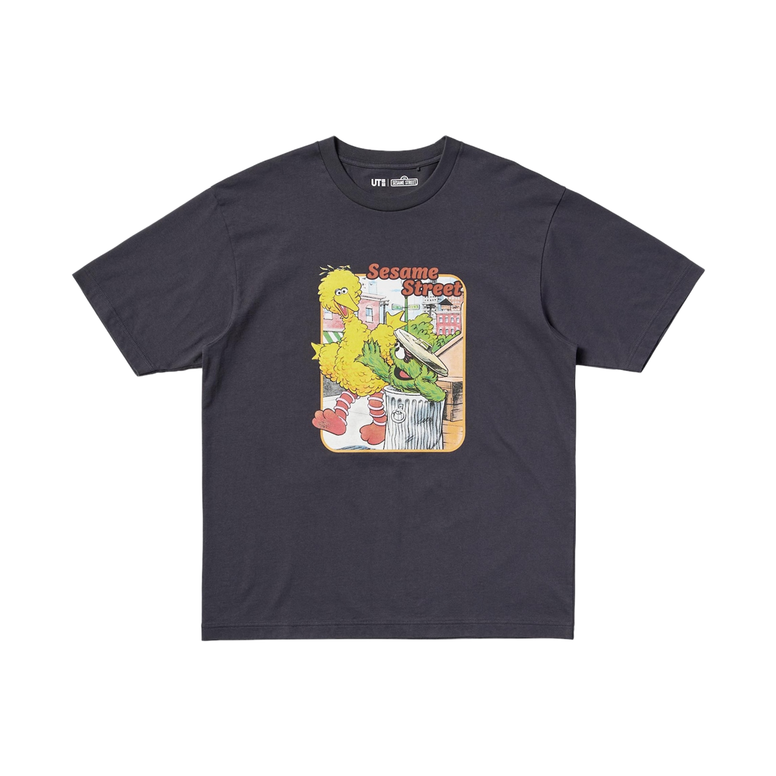 477880-08 Uniqlo x Sesame Street UT Graphic T-Shirt Dark Gray
