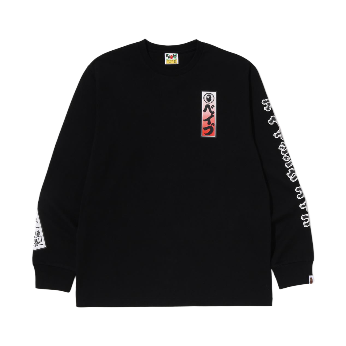 - BAPE Senjafuda L/S T-Shirt Black
