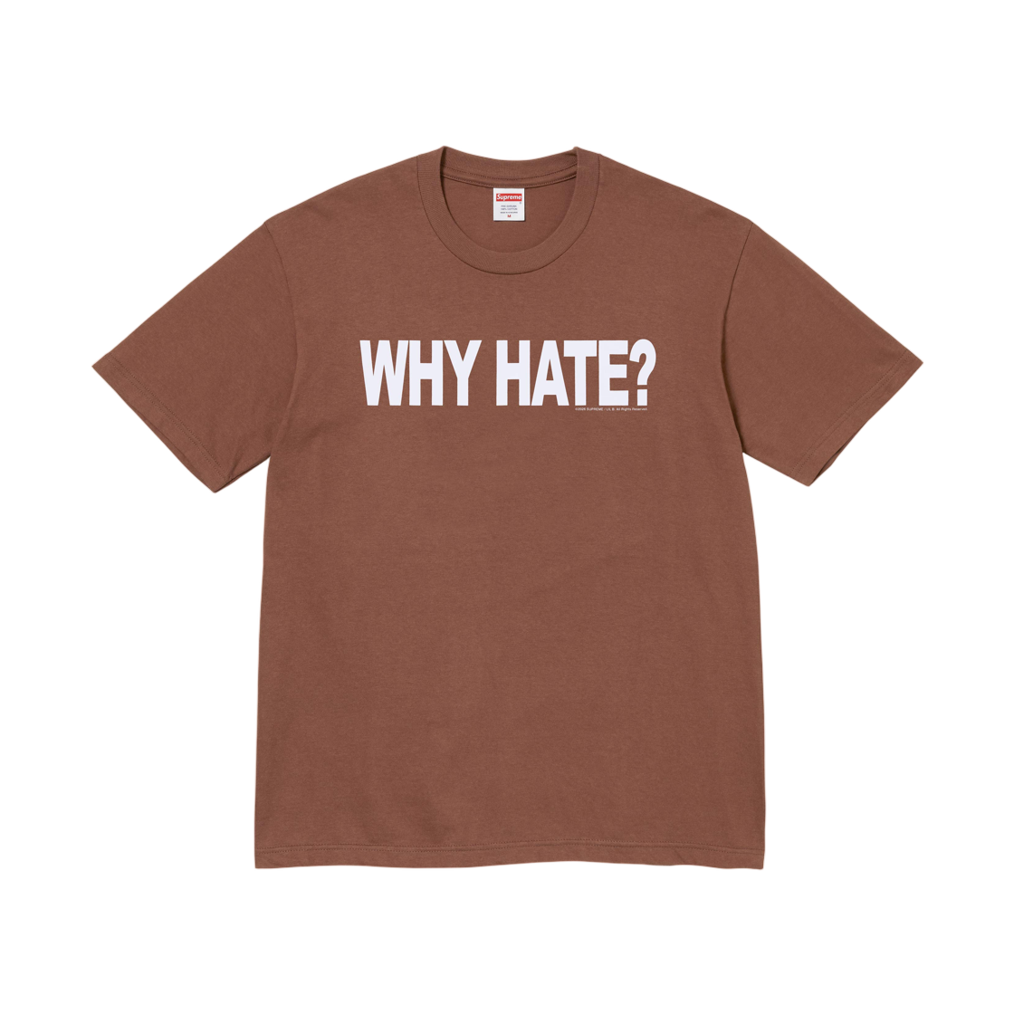 - Supreme Based T-Shirt Brown - 26SS