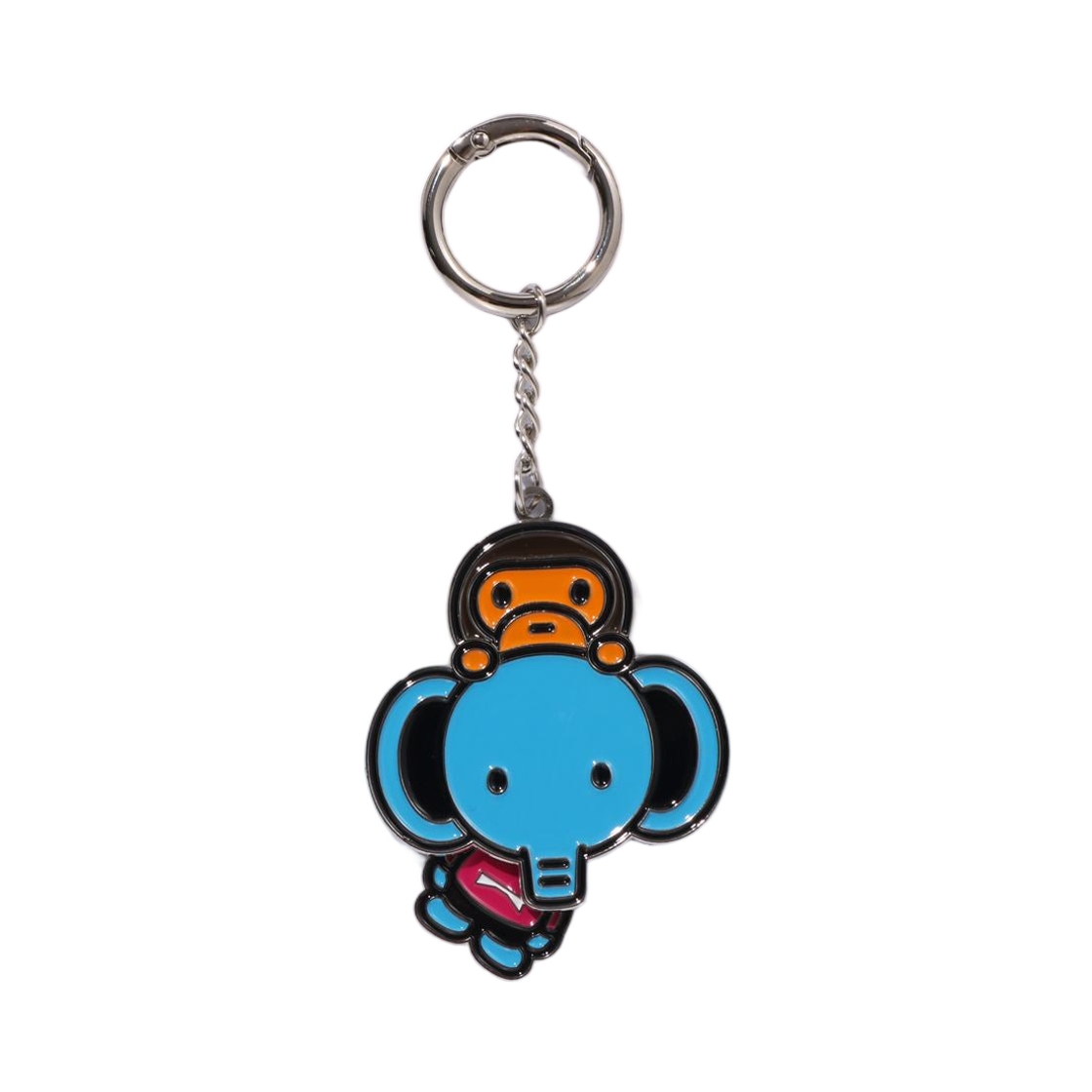 베이프 엘레프 온 베이비 마일로 메탈 키체인 멀티(BAPE Eleph On Baby Milo Metal Keychain Multi) - 2