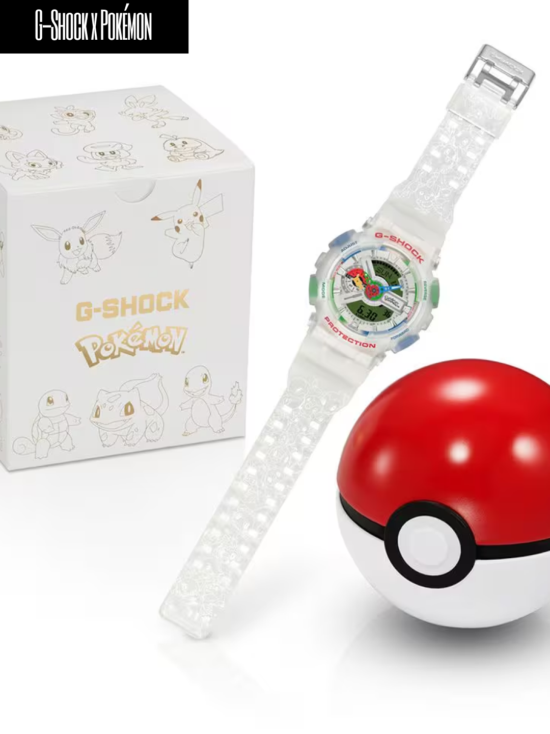 Casio G-Shock x Pokemon GA-110PKM-7A 착용 스타일 - 2