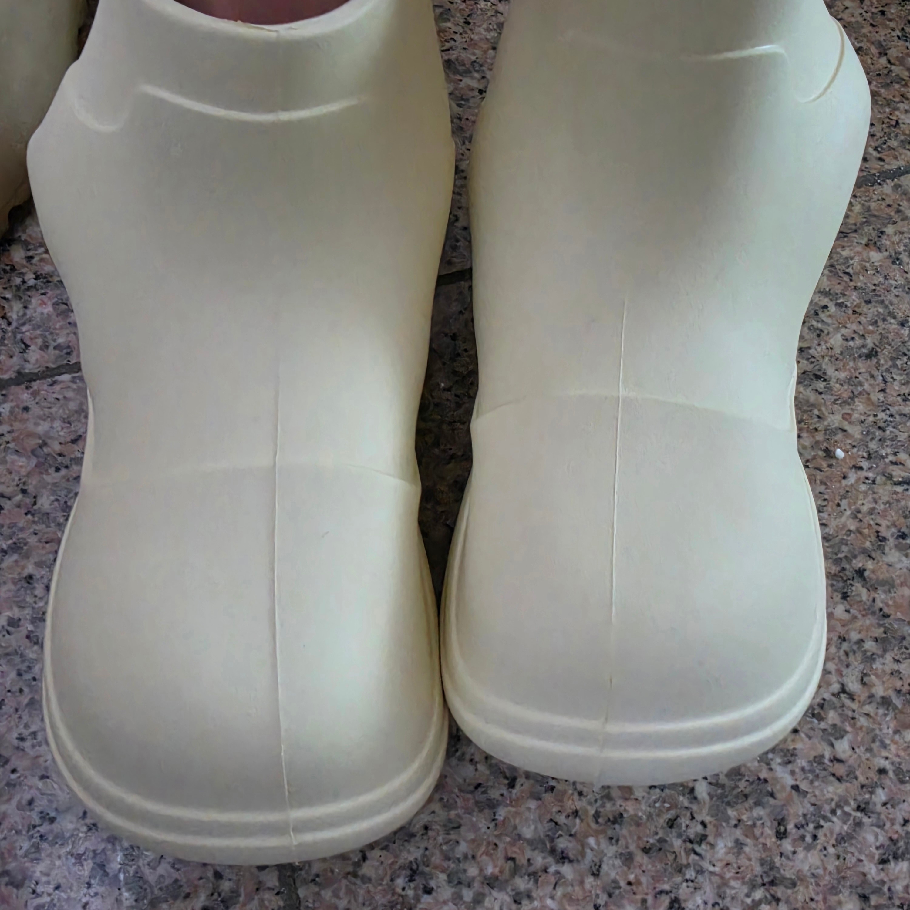 (W) Rockfishweatherwear Hayden Boots Cream 착용 스타일