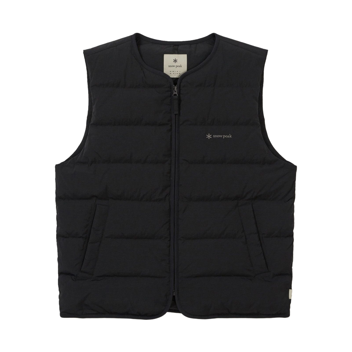 스노우 피크 울트라 라이트웨이트 다운 베스트 블랙(Snow Peak Ultra Lightweight Down Vest Black)