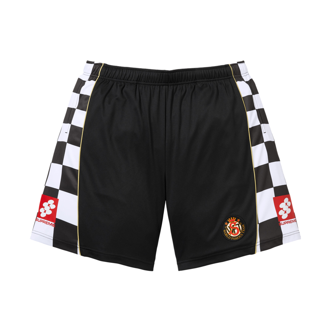 슈프림 체커보드 사커 쇼츠 블랙 - 26SS | Supreme | KREAM