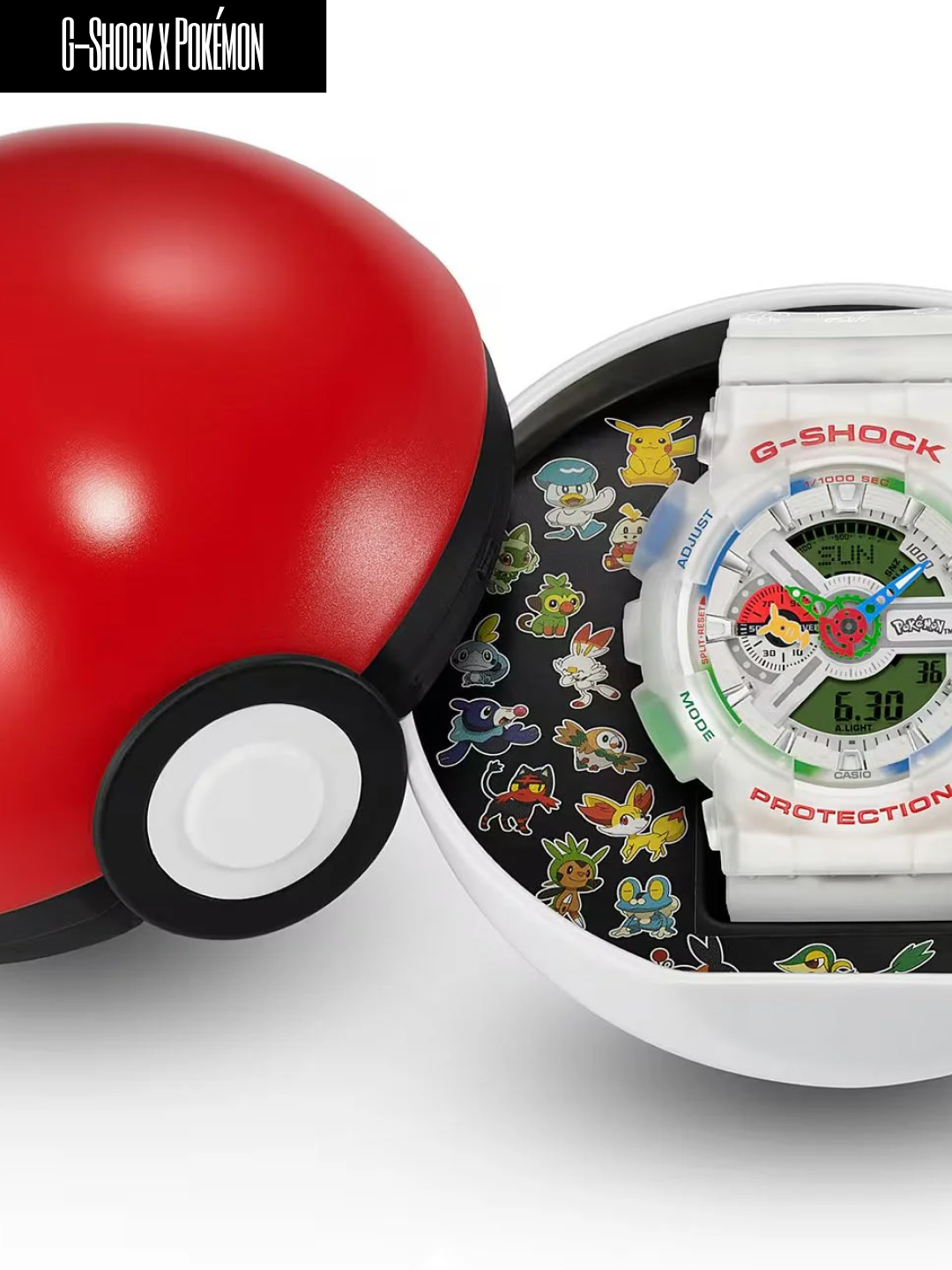 Casio G-Shock x Pokemon GA-110PKM-7A 착용 스타일 - 4